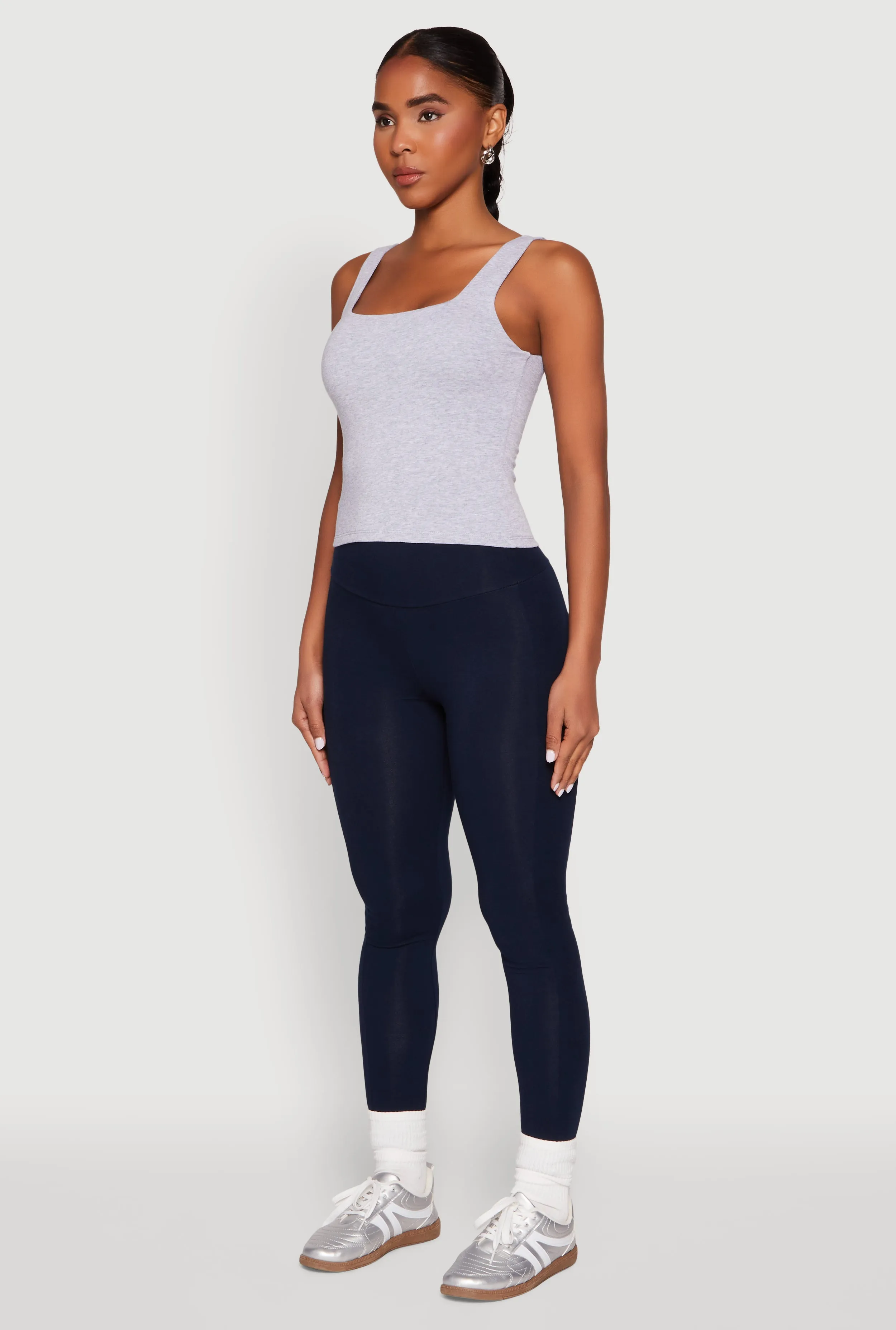 Double Layer Square Neck Tank Top sold by Rainbow product image thumbnail 5