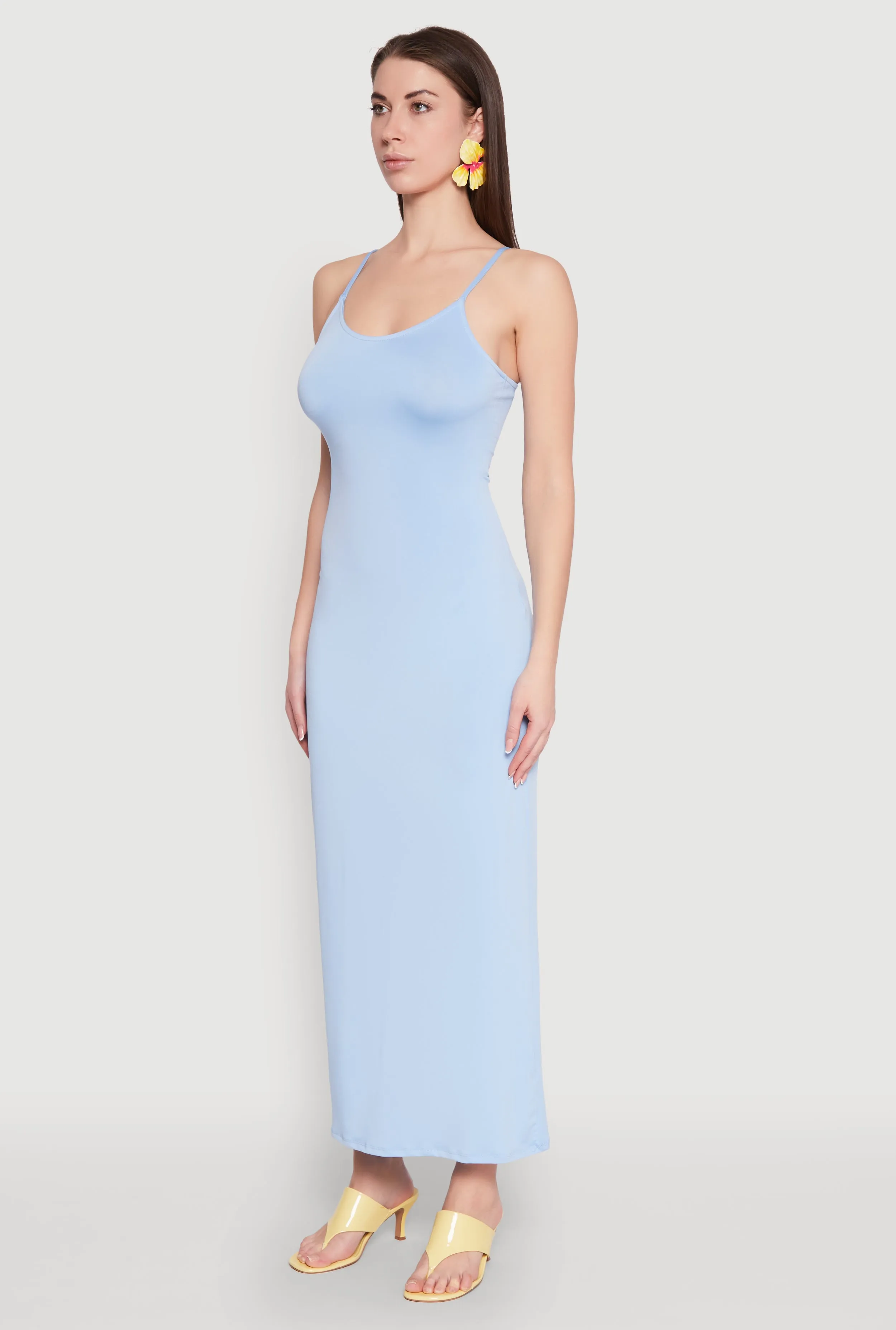 Scoop Neck Cami Maxi Dress sold by Rainbow product image thumbnail 3