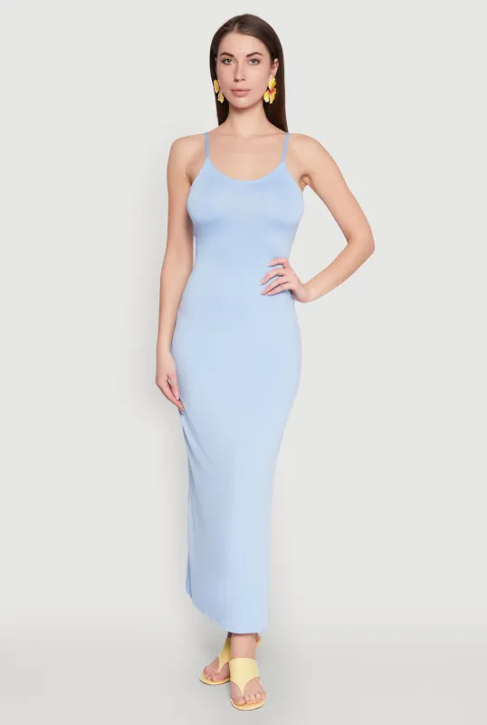 Scoop Neck Cami Maxi Dress sold by Rainbow