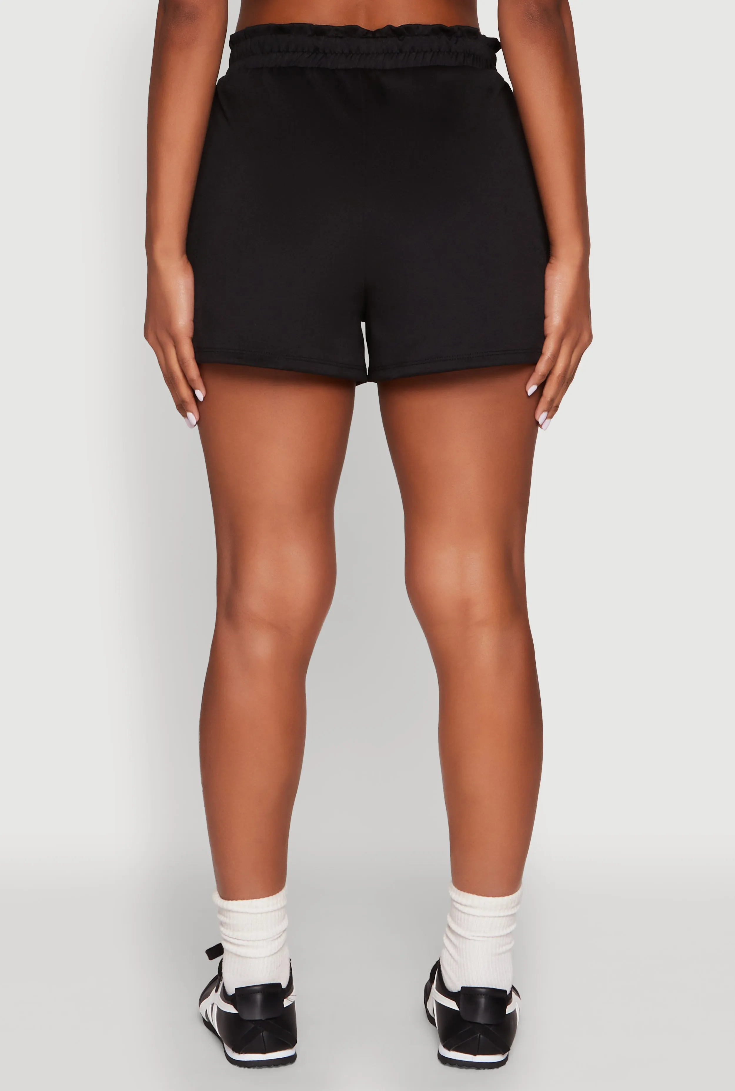 Contrast Side Stripe Paper Bag Waist Short sold by Rainbow product image thumbnail 5