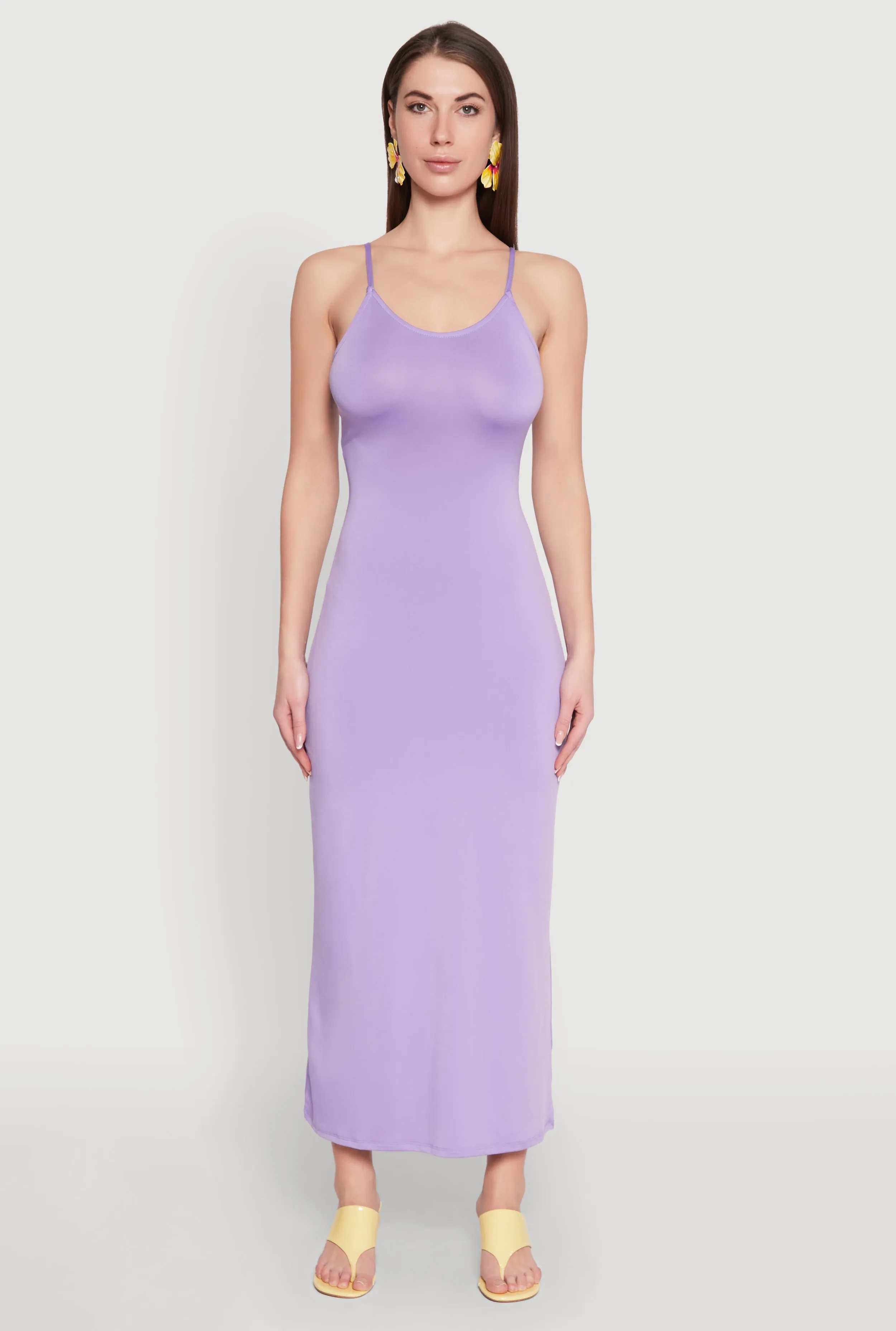 Scoop Neck Cami Maxi Dress sold by Rainbow