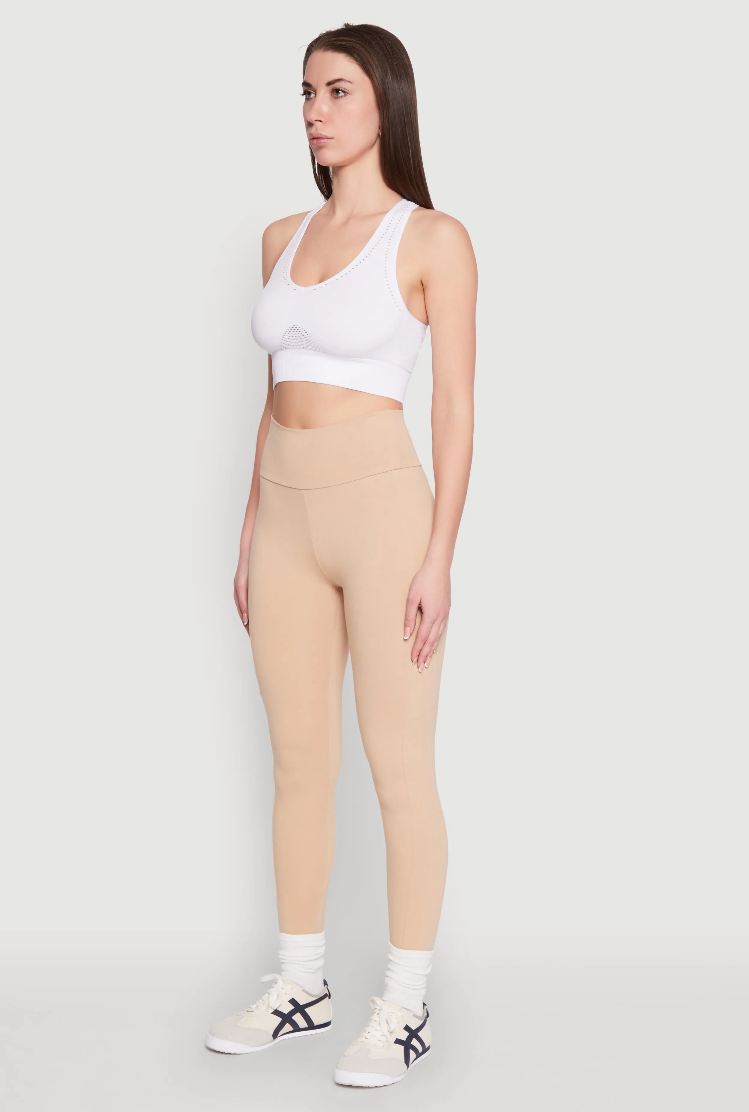 High Waist Cropped Pocket Leggings sold by Rainbow product image thumbnail 3