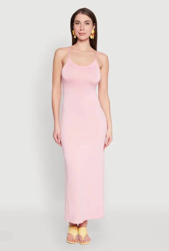 Scoop Neck Cami Maxi Dress sold by Rainbow