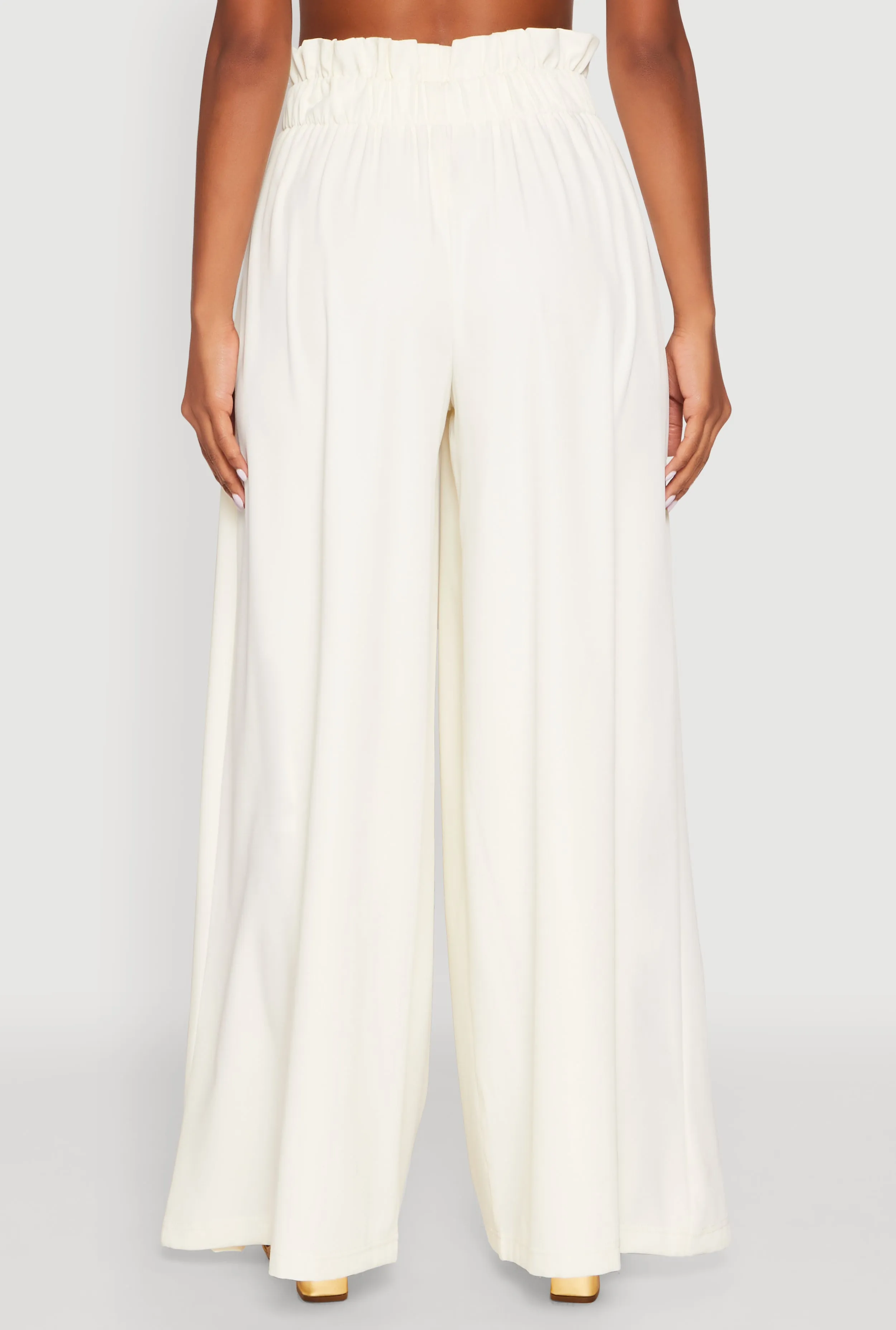 Paper Bag Waist Wide Leg Pants sold by Rainbow product image thumbnail 5