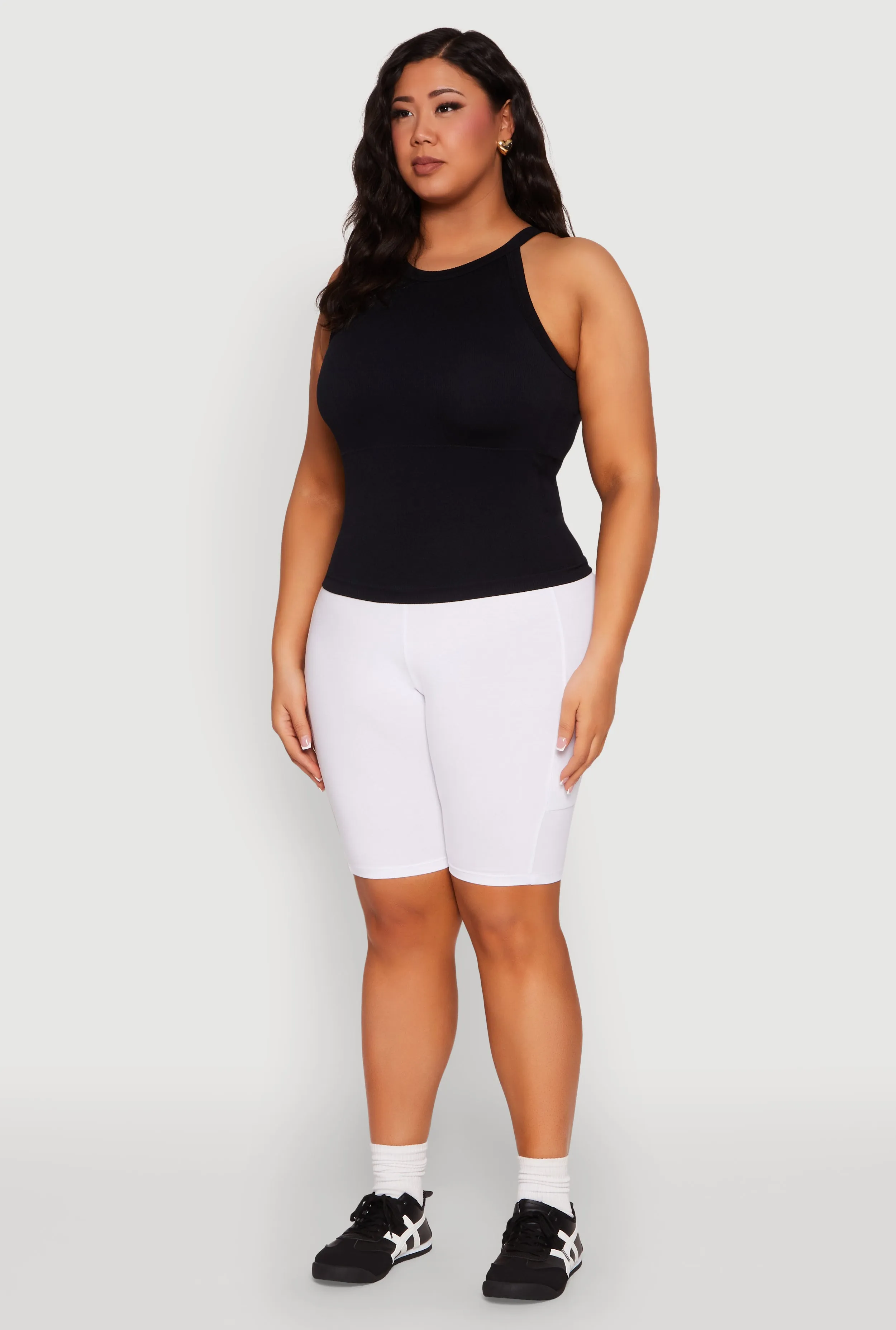 Plus Size Seamless High Neck Tank Top sold by Rainbow product image thumbnail 5