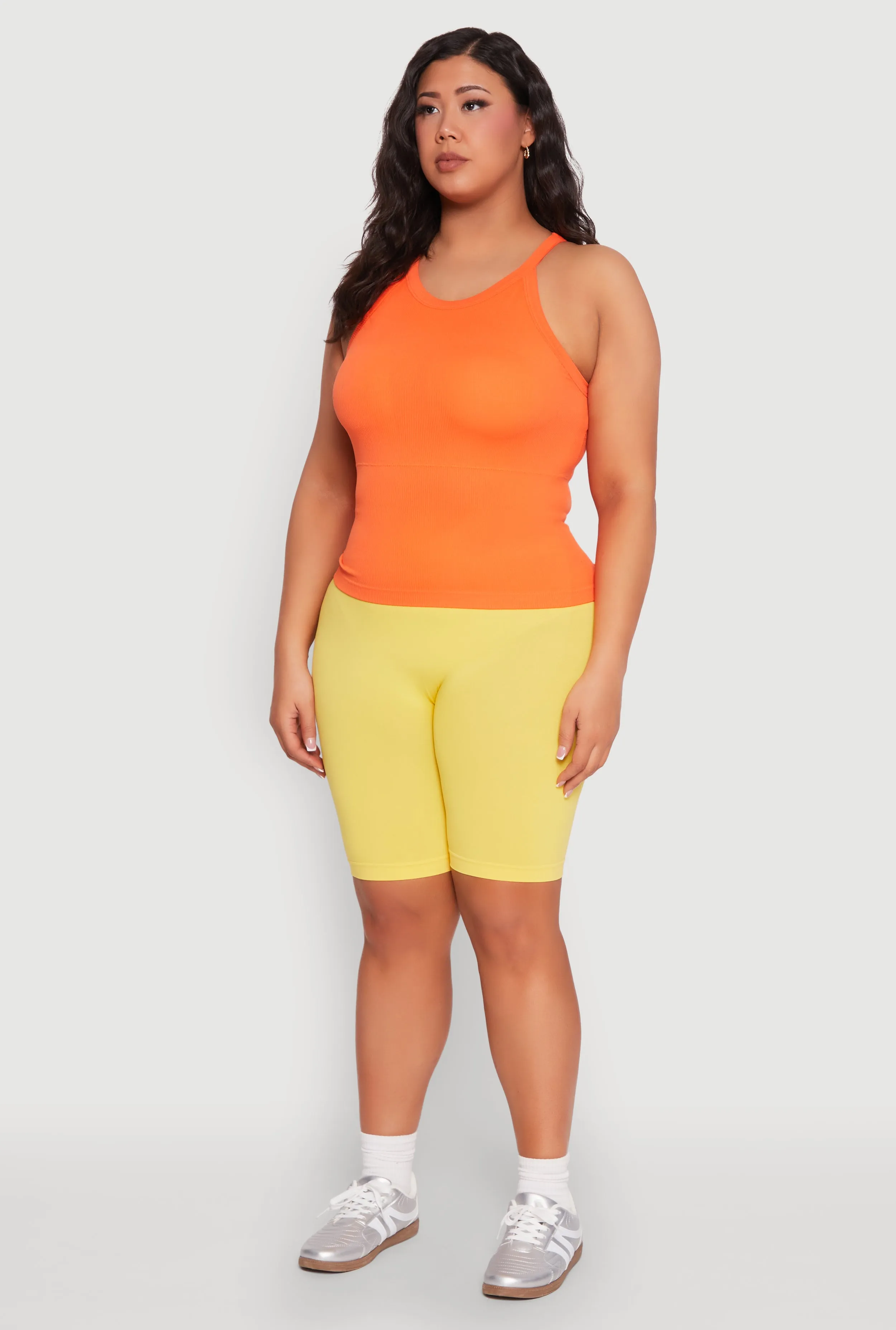 Plus Size Seamless High Neck Tank Top sold by Rainbow product image thumbnail 5
