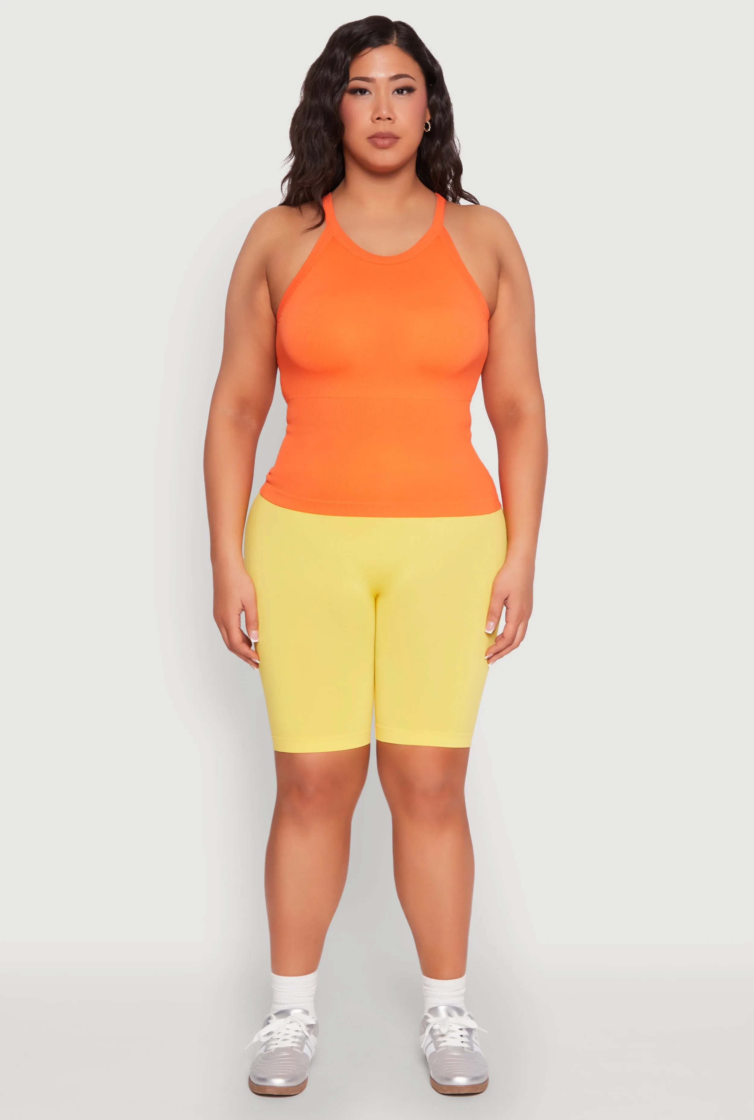 Plus Size Seamless High Neck Tank Top sold by Rainbow product image thumbnail 3