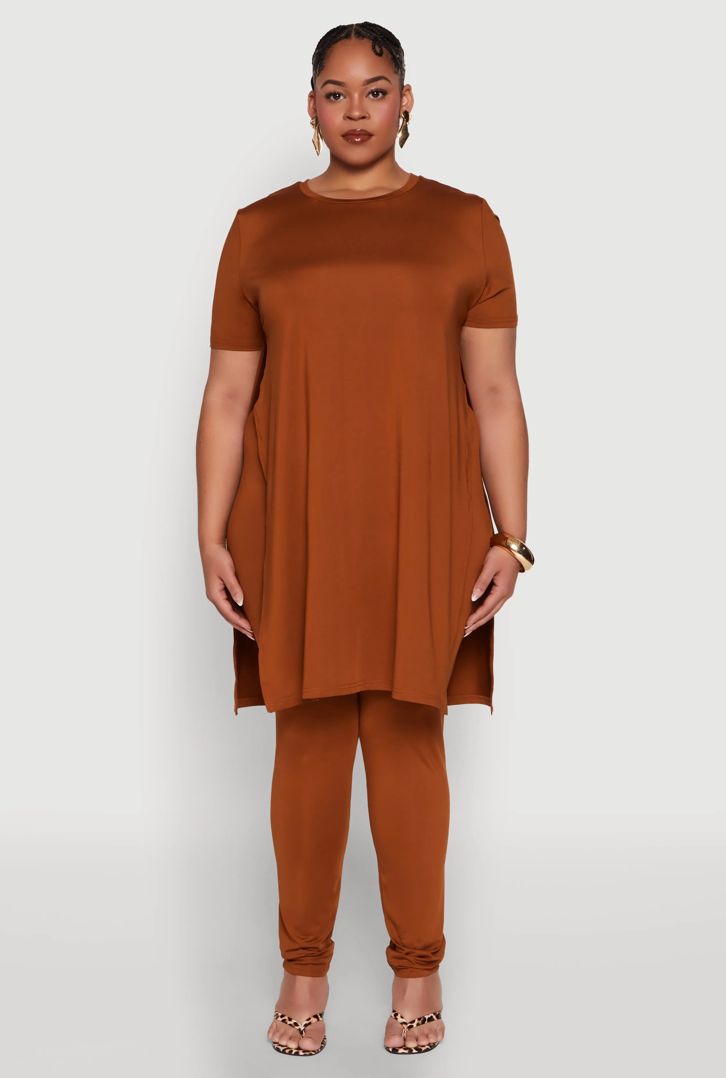 Plus Size Daisy High Waist Leggings sold by Rainbow product image thumbnail 2