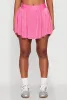 Almost Famous Plisse Lined Skater Skirt sold by Rainbow