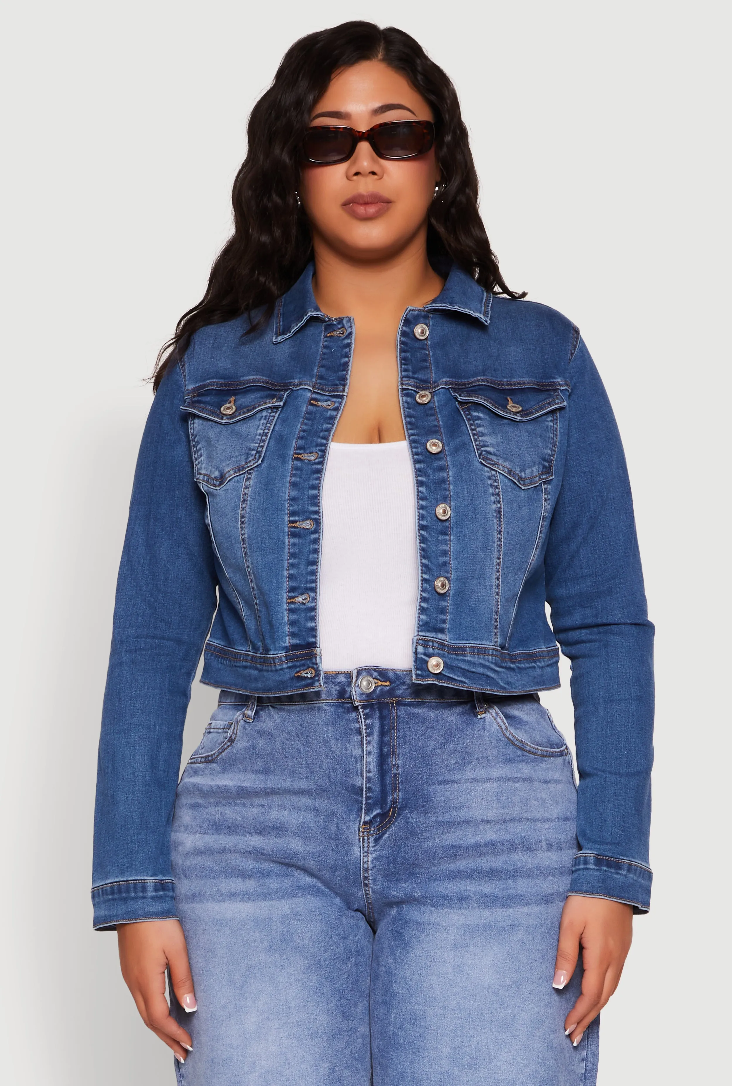 Plus Size WAX Denim Jacket sold by Rainbow product image thumbnail 2