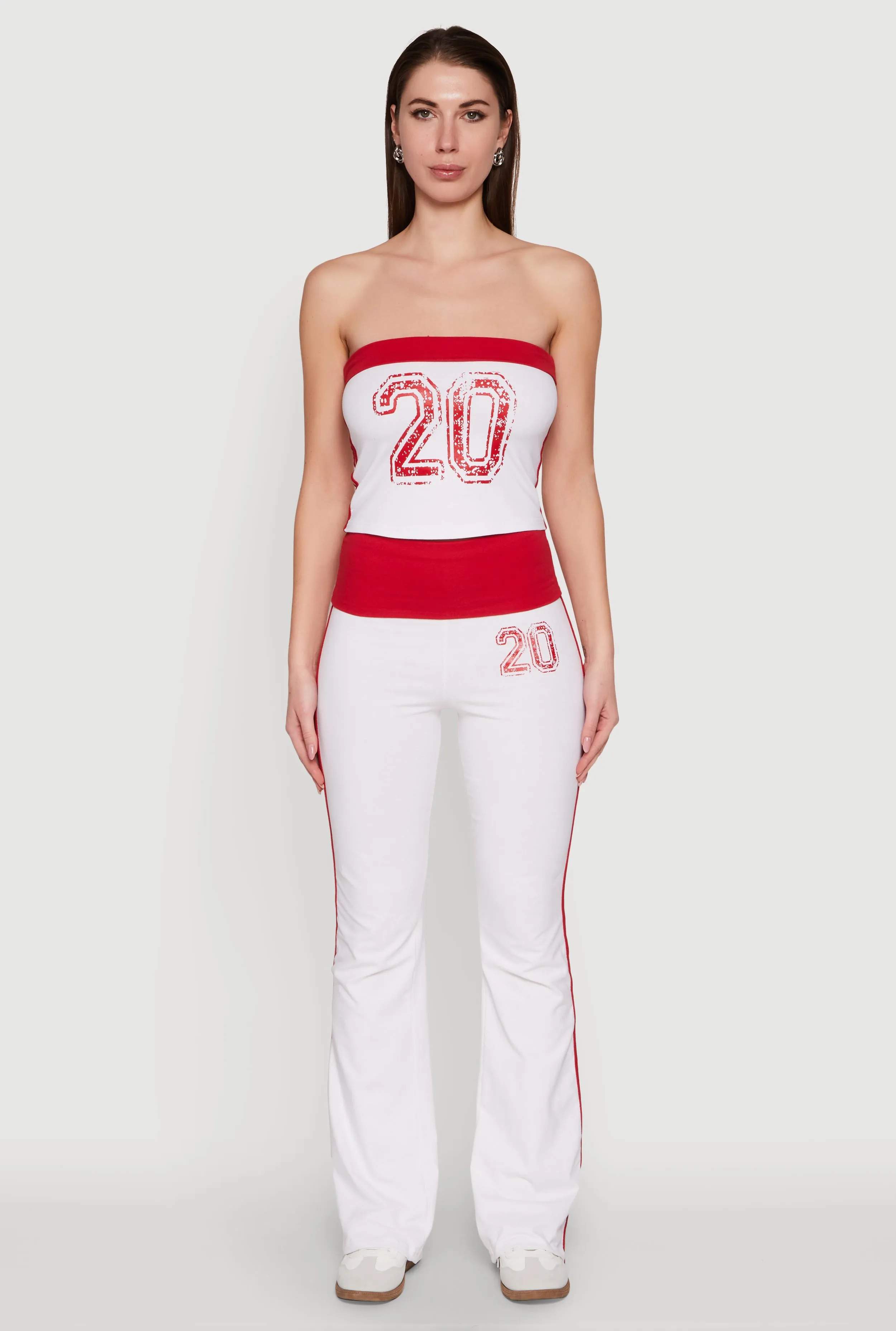 Varsity Stripe Graphic Print Pants sold by Rainbow product image thumbnail 2