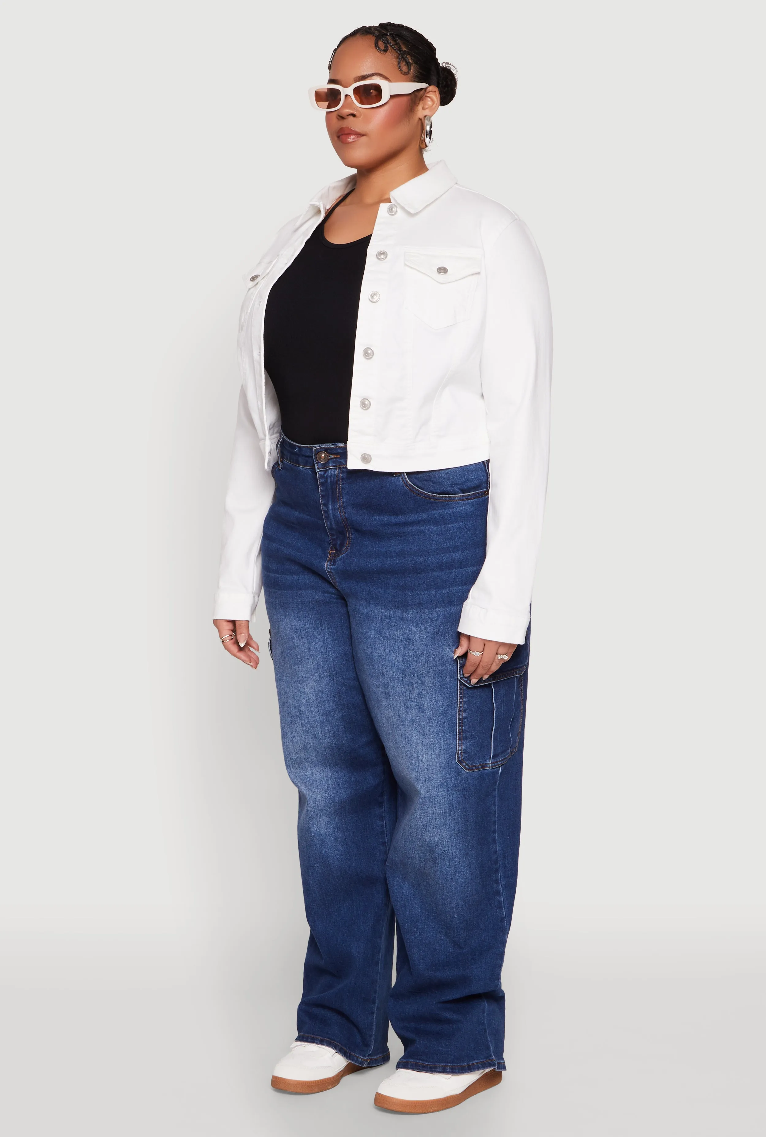 Plus Size WAX Denim Jacket sold by Rainbow product image thumbnail 5