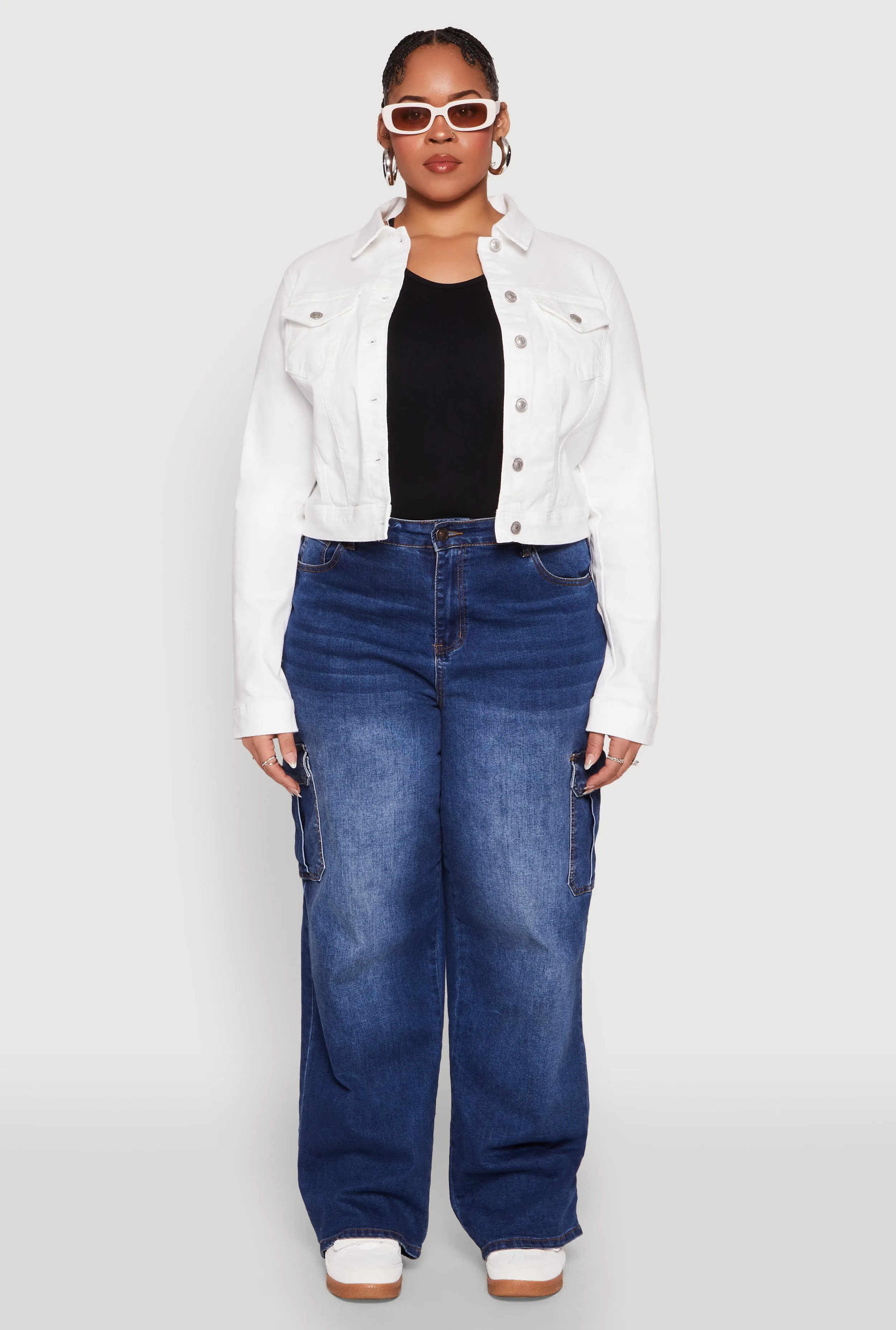 Plus Size WAX Denim Jacket sold by Rainbow product image thumbnail 3