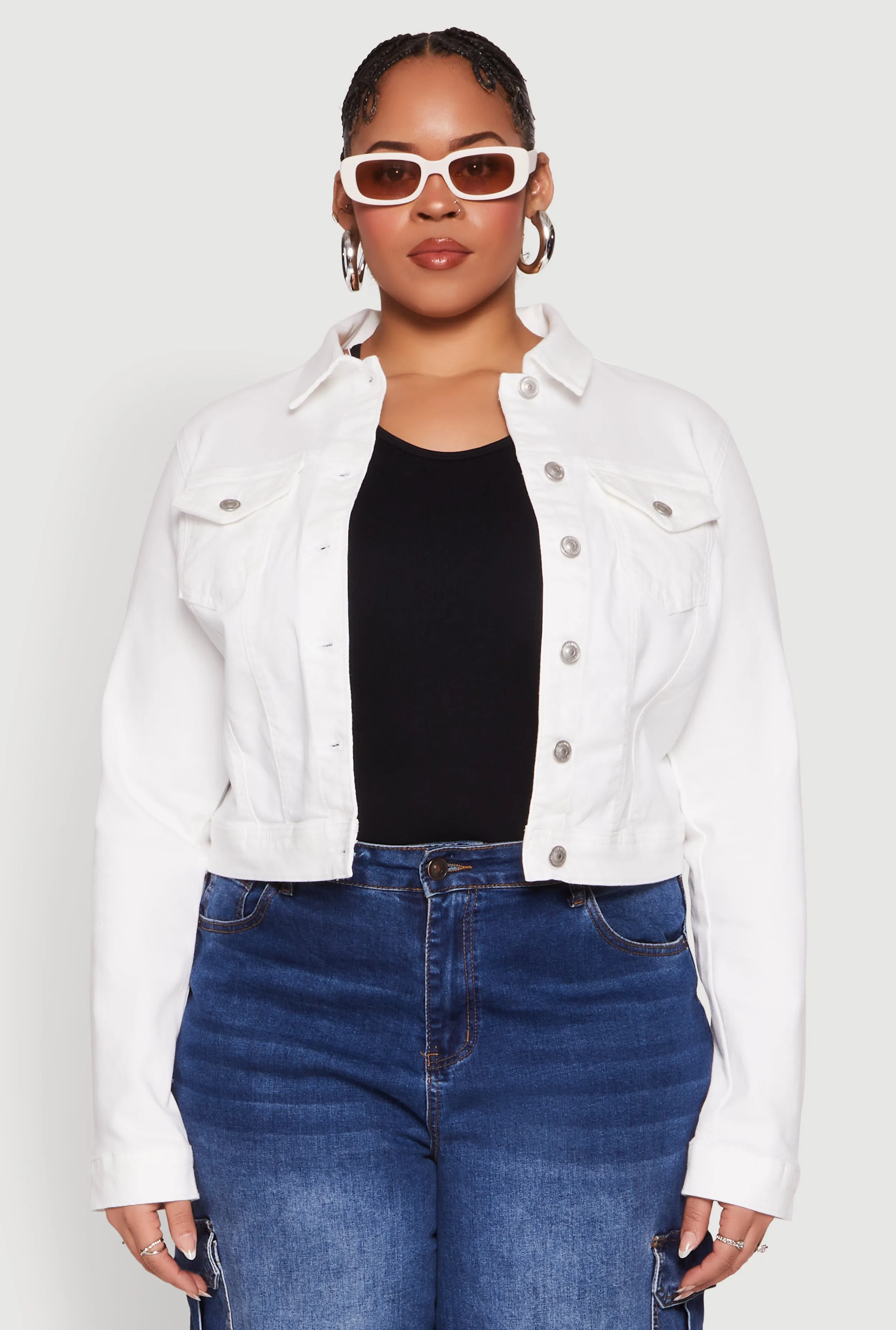 Plus Size WAX Denim Jacket sold by Rainbow product image thumbnail 2