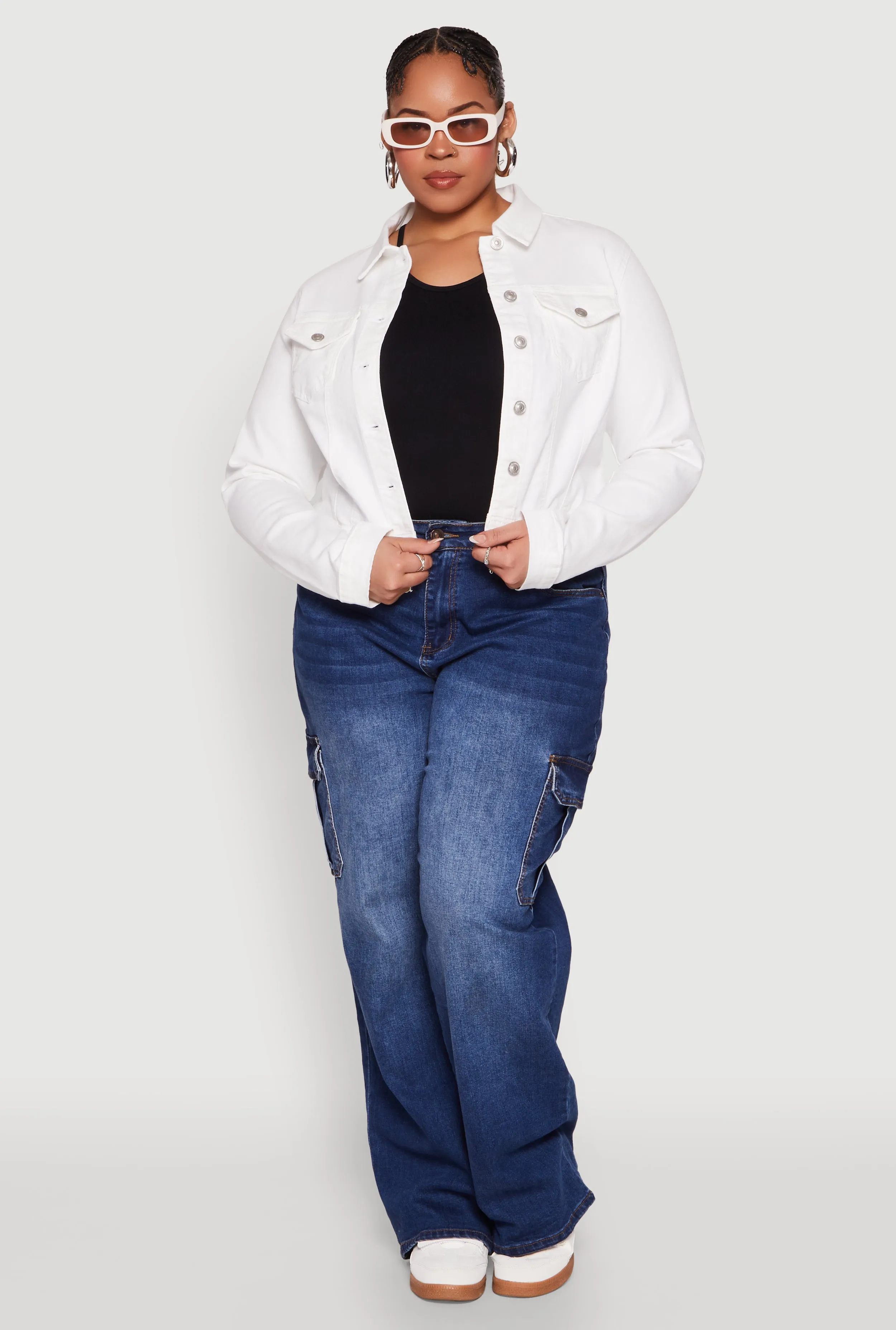 Plus Size WAX Denim Jacket sold by Rainbow