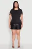 Plus Size Fringe Trim Tee sold by Rainbow