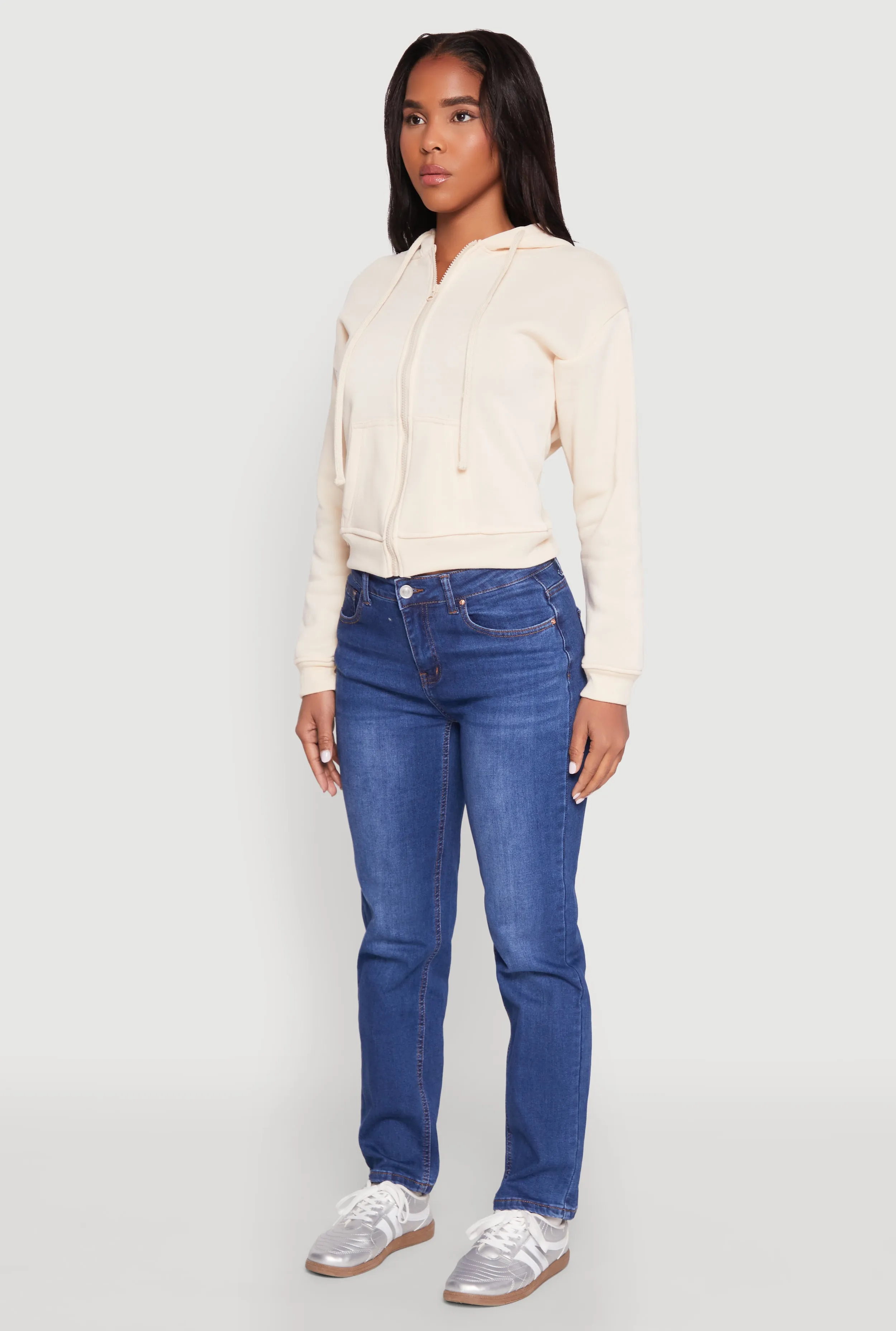 Fleece Lined Zip Front Hoodie sold by Rainbow product image thumbnail 5