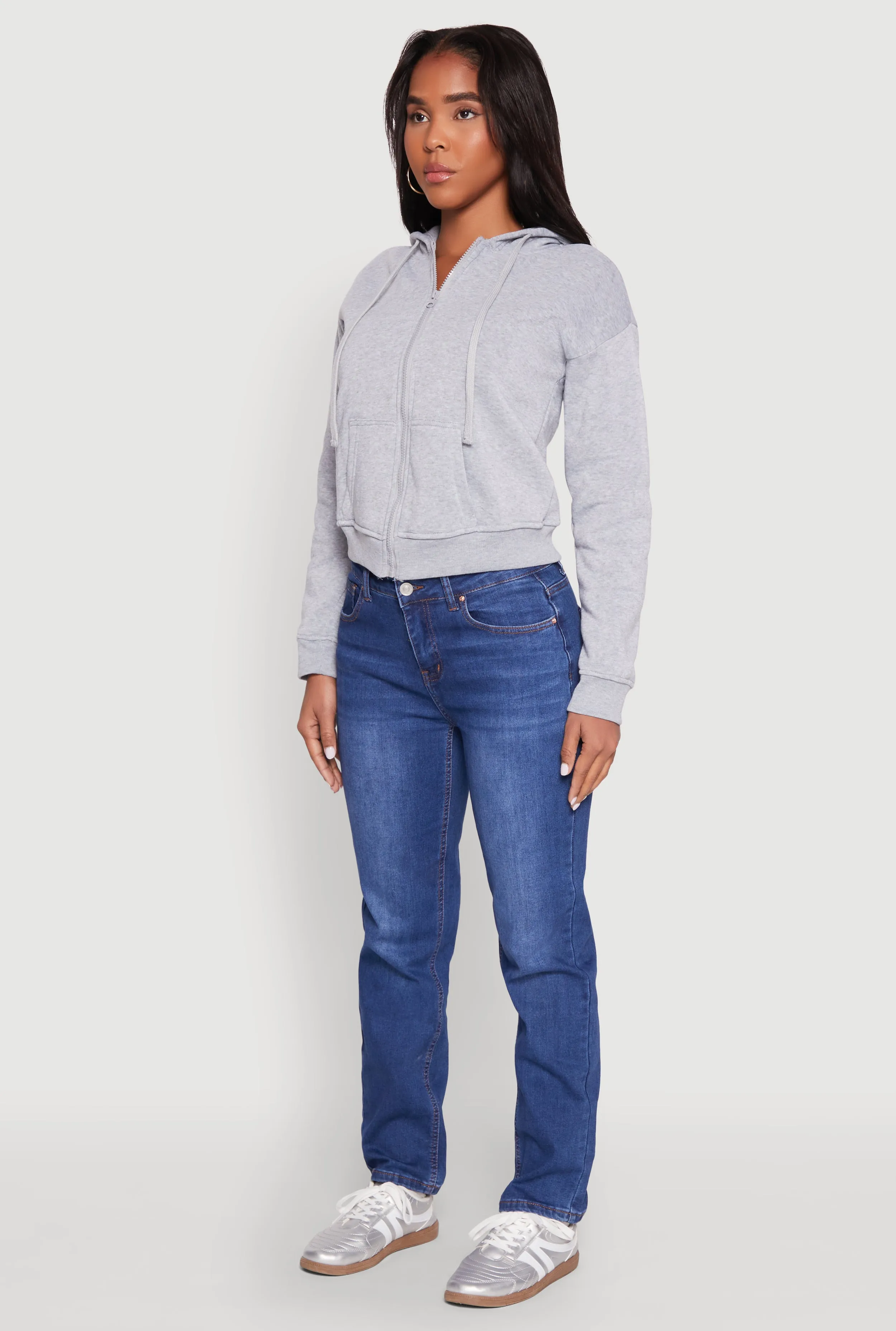 Fleece Lined Zip Front Hoodie sold by Rainbow product image thumbnail 5