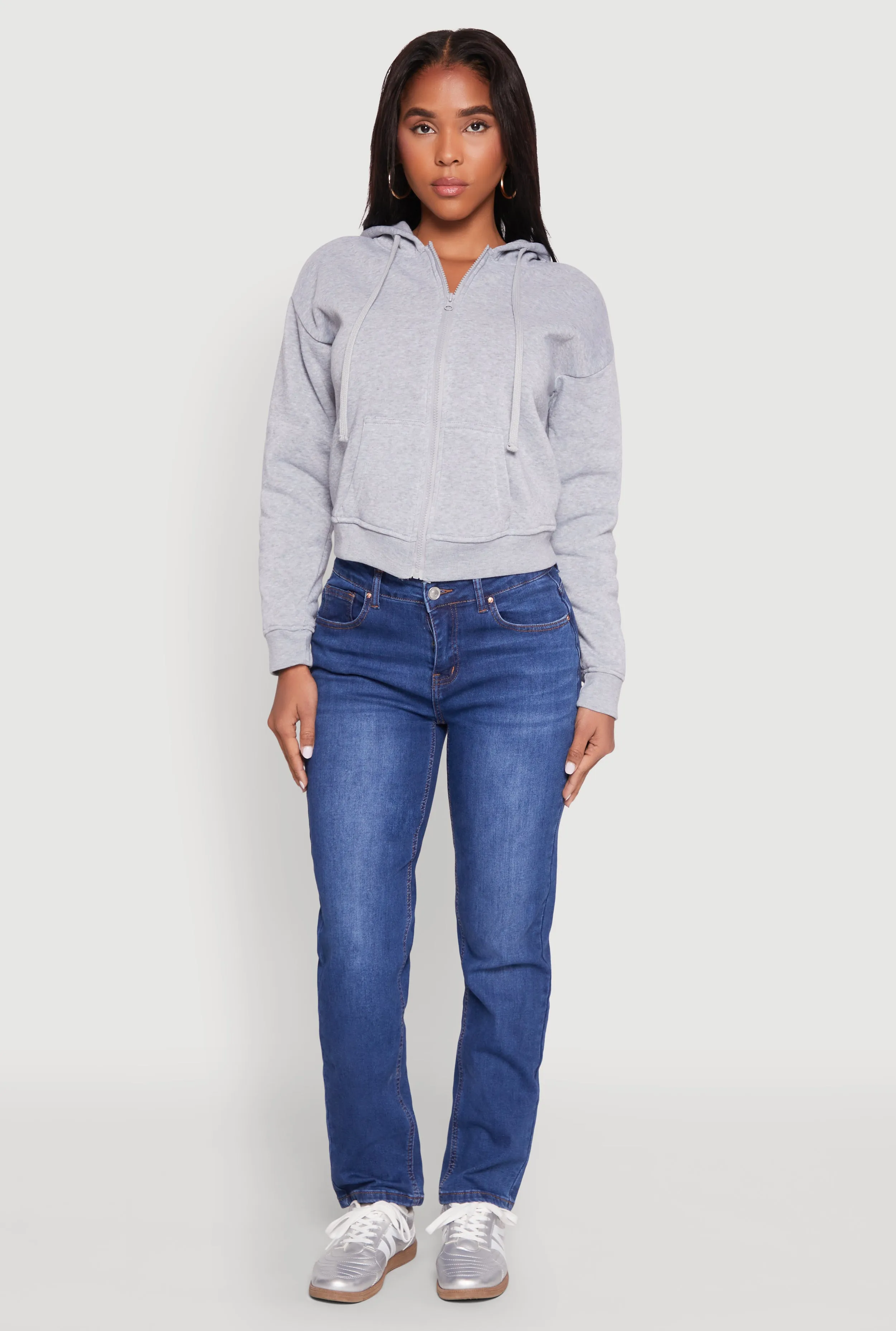 Fleece Lined Zip Front Hoodie sold by Rainbow