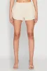 Almost Famous Smocked Waist Shorts sold by Rainbow