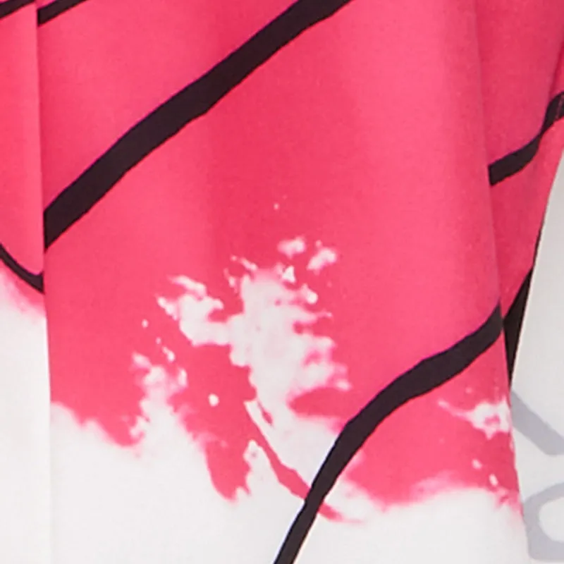 Plus Size Abstract Faces Button Front Maxi Top sold by Rainbow product image thumbnail 4