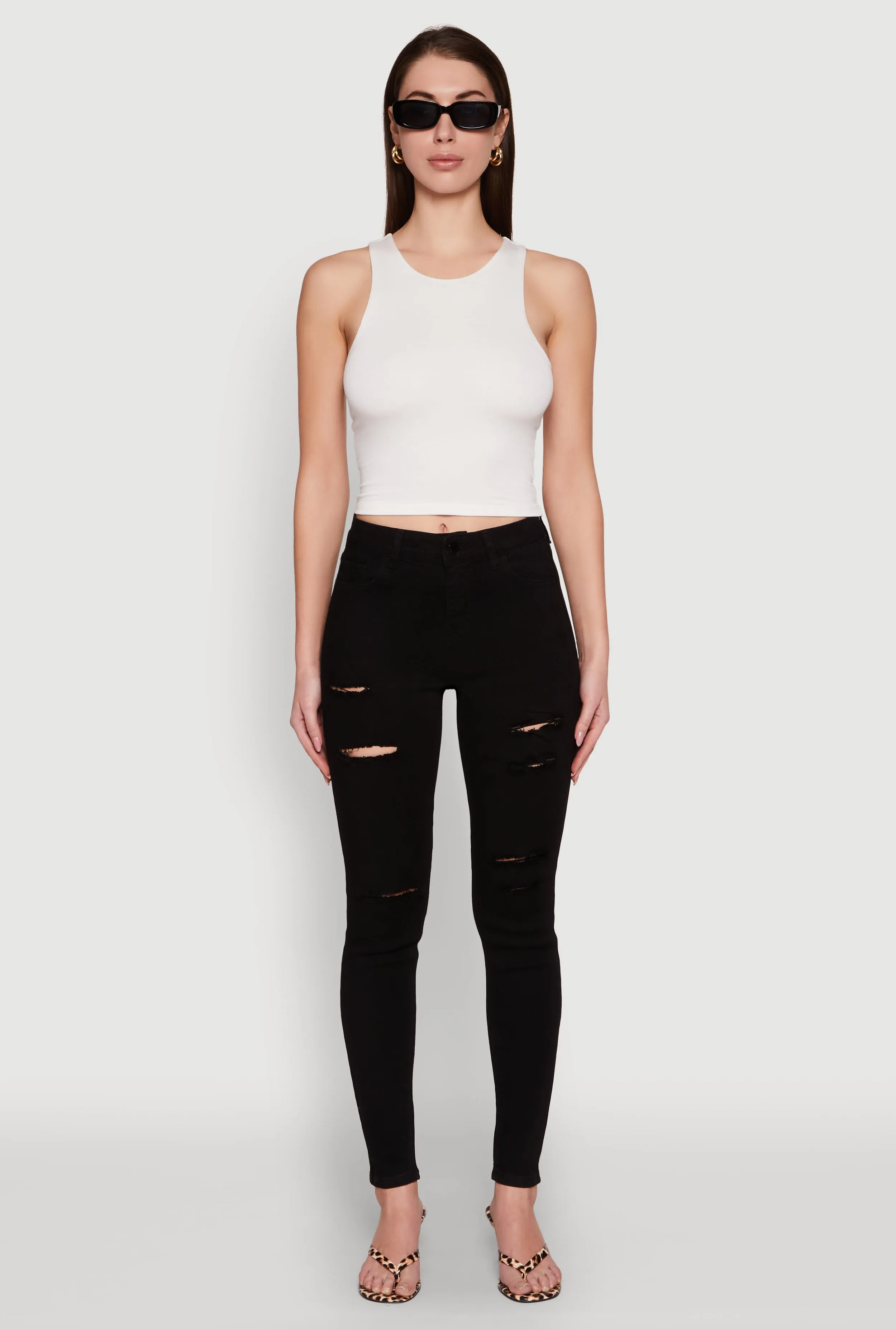 WAX Ripped Skinny Jeans sold by Rainbow product image thumbnail 2