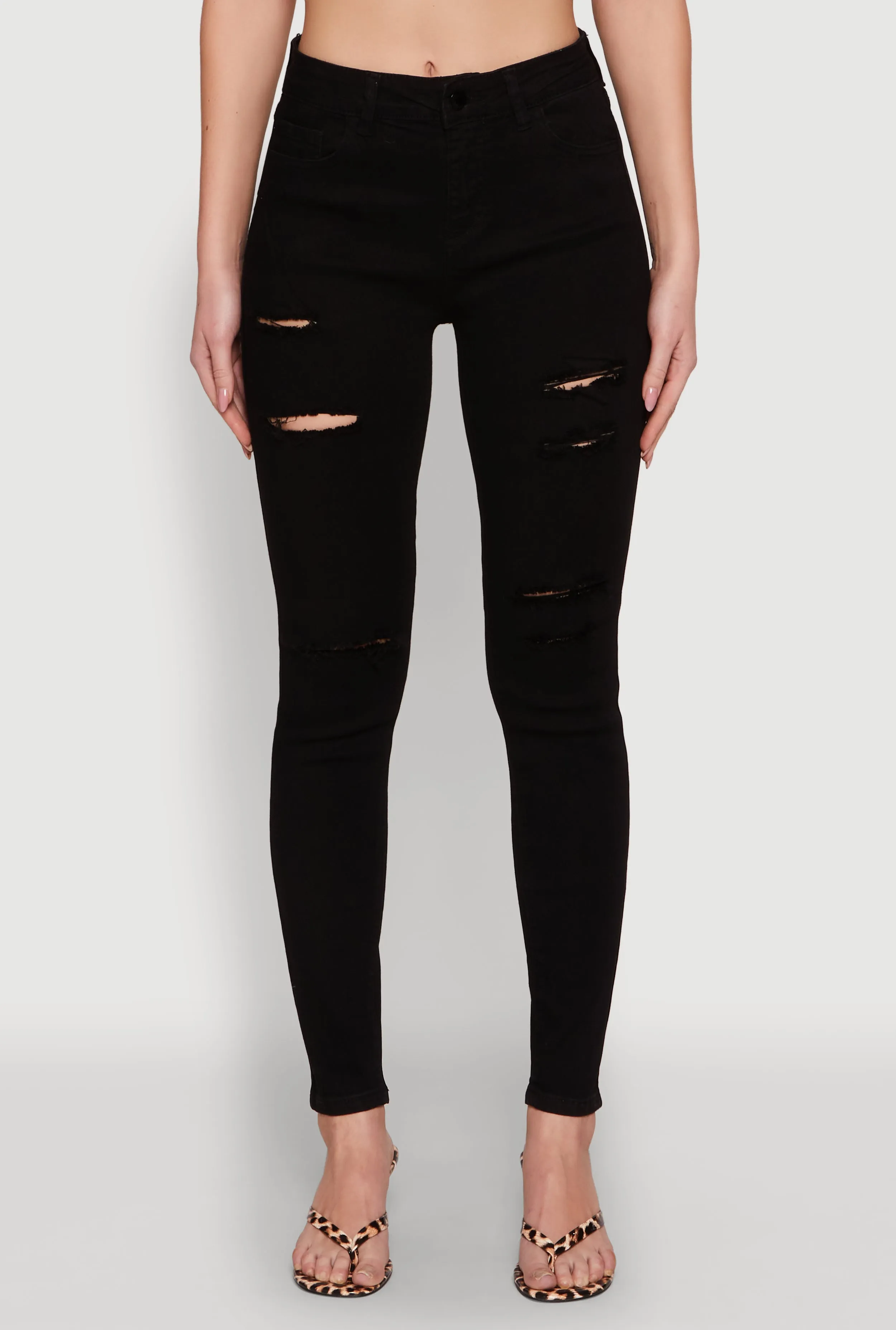 WAX Ripped Skinny Jeans sold by Rainbow product image thumbnail 5