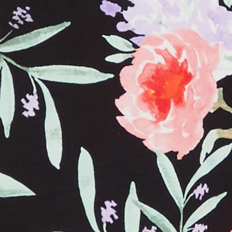 Plus Size Floral Print Maxi Empire Waist Dress sold by Rainbow product image thumbnail 4