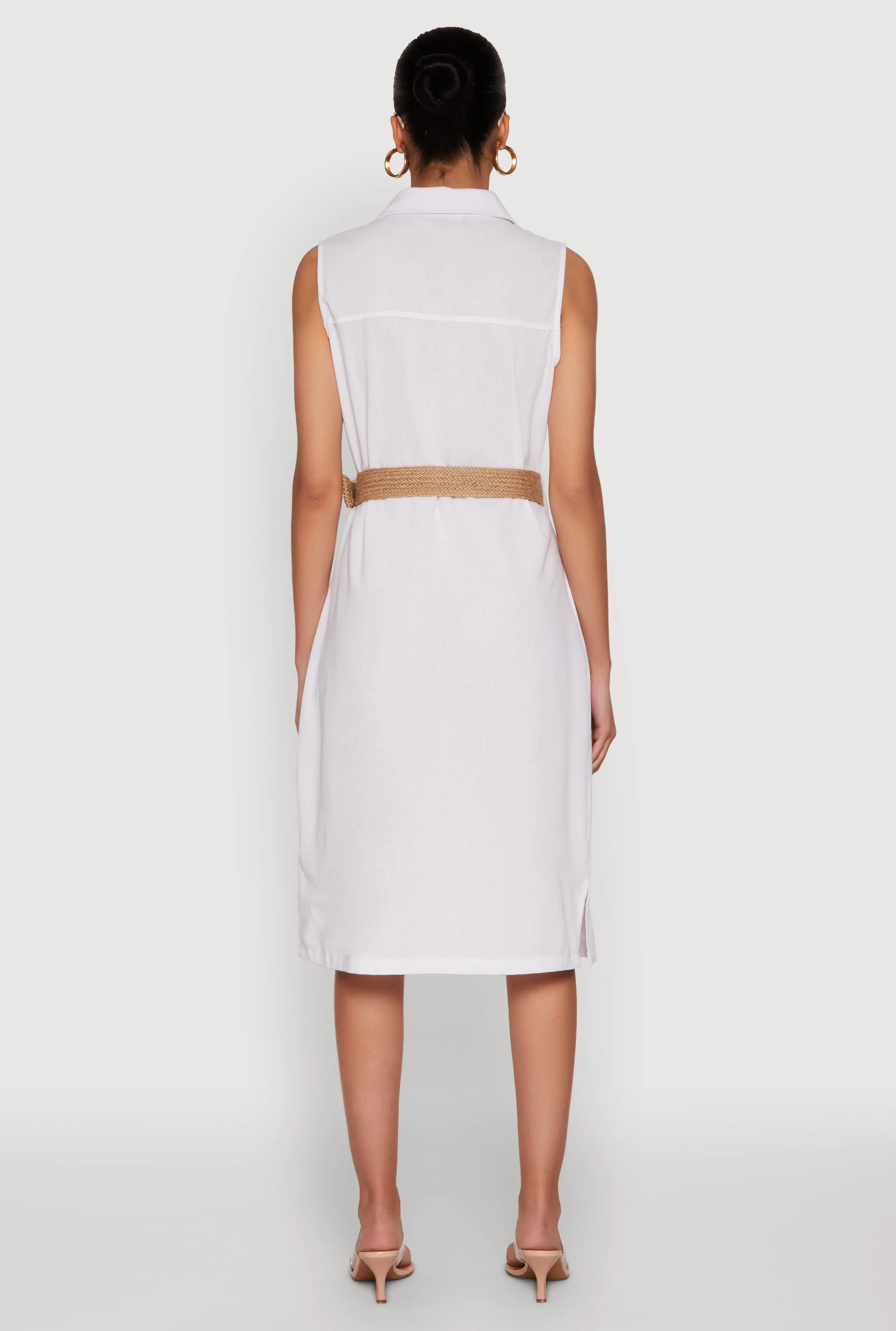 O Ring Belted Sleeveless Utility Dress sold by Rainbow product image thumbnail 5