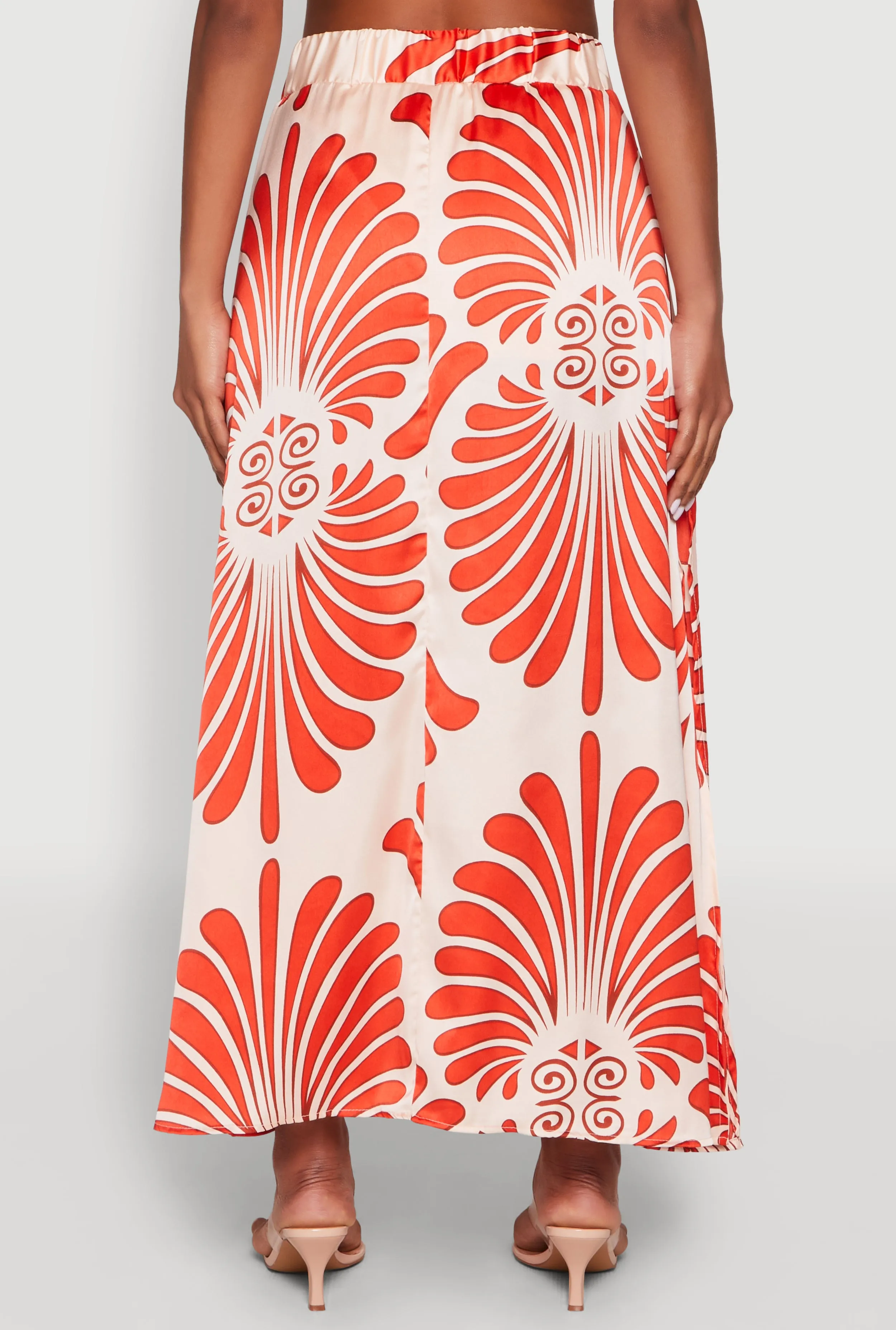 Spoon Jeans Satin Printed Maxi Skirt sold by Rainbow product image thumbnail 5