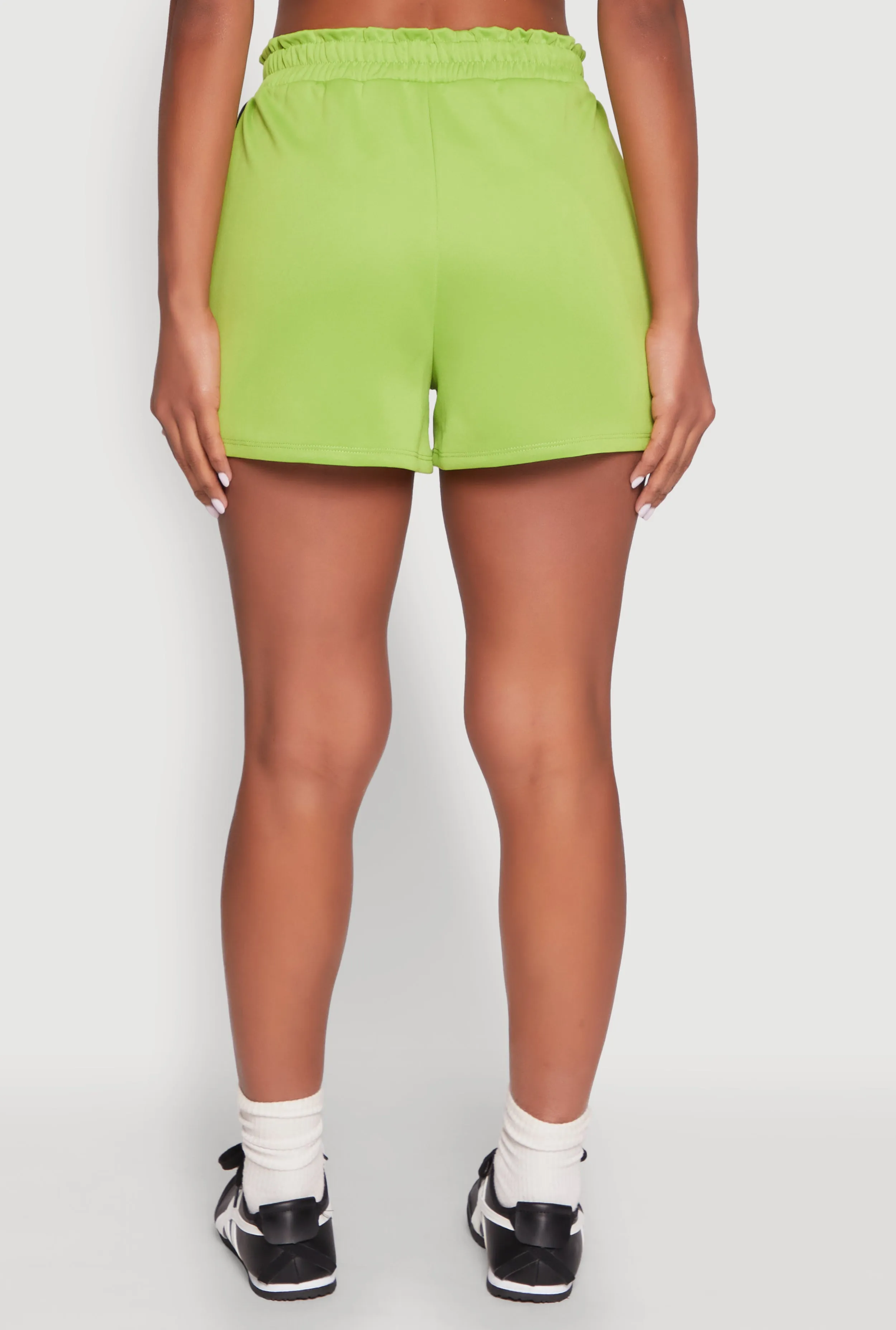 Contrast Side Stripe Paper Bag Waist Short sold by Rainbow product image thumbnail 5