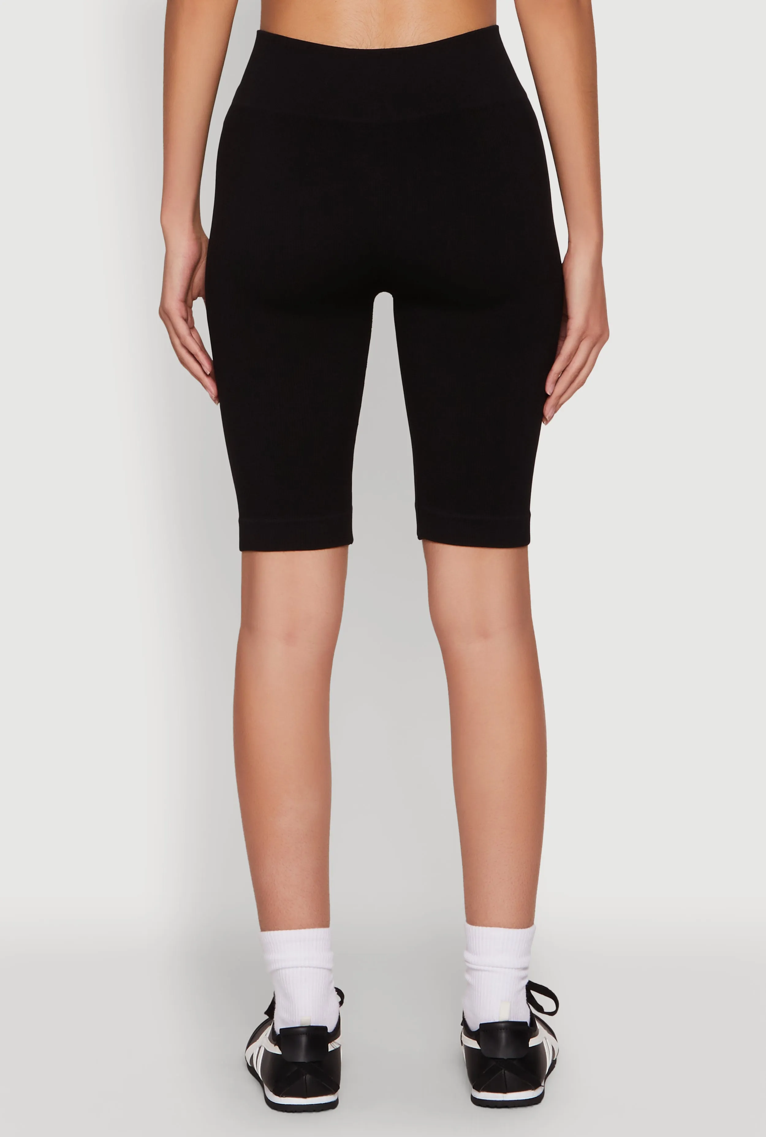 Ribbed Knit Seamless Bike Shorts sold by Rainbow product image thumbnail 5