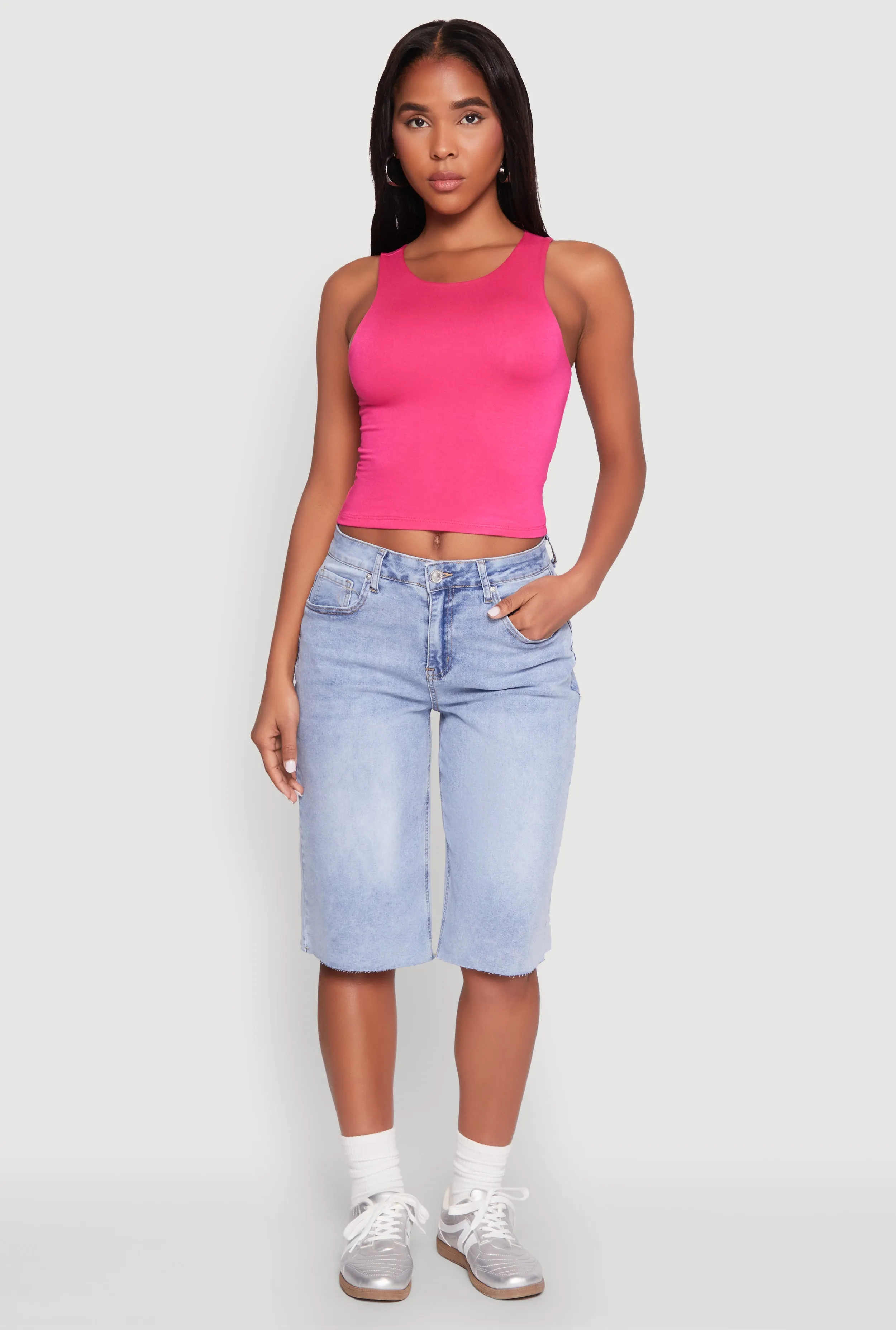 WAX Raw Hem Jorts sold by Rainbow