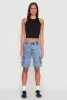 WAX Mineral Wash Cargo Jorts sold by Rainbow