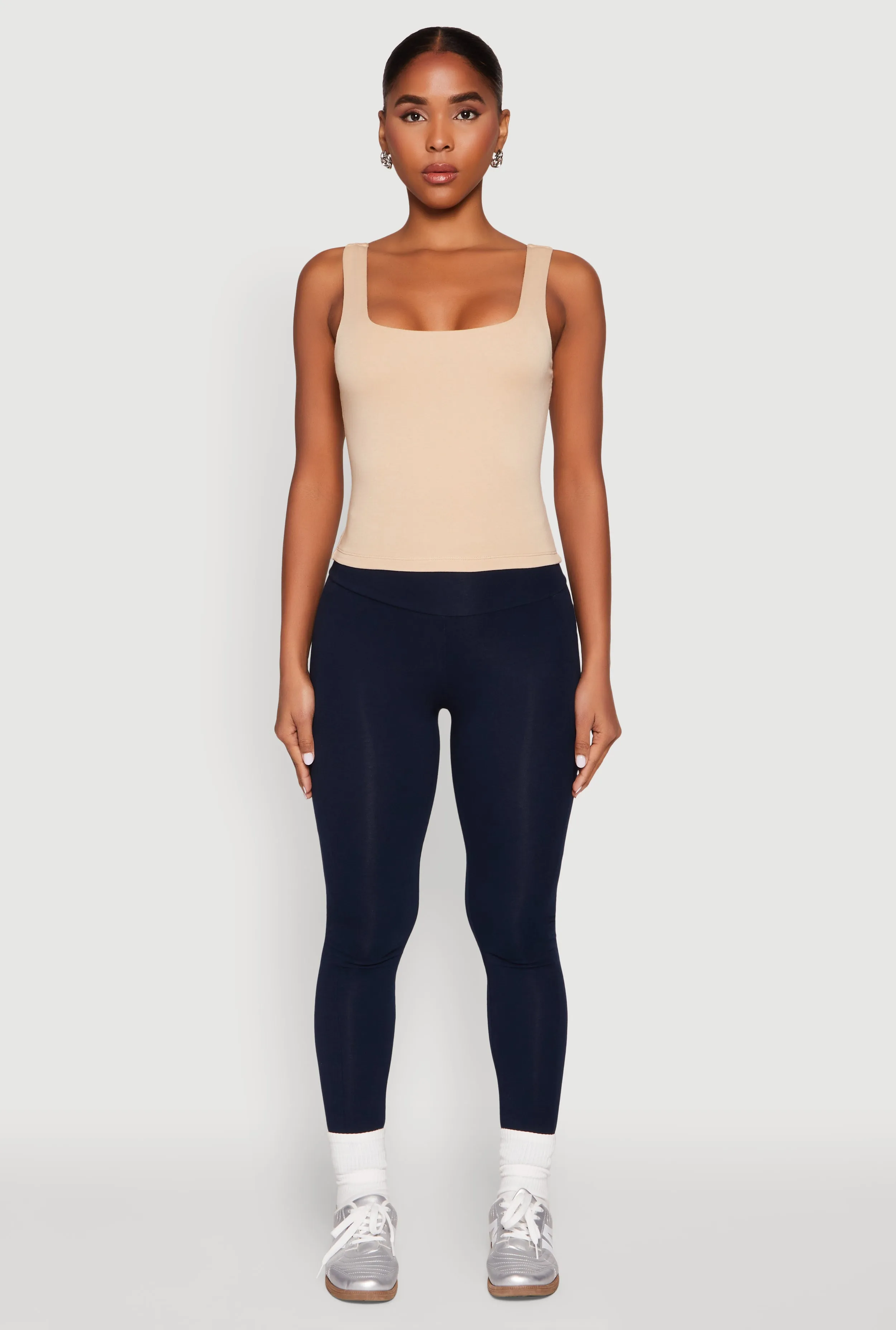 Double Layer Square Neck Tank Top sold by Rainbow product image thumbnail 3