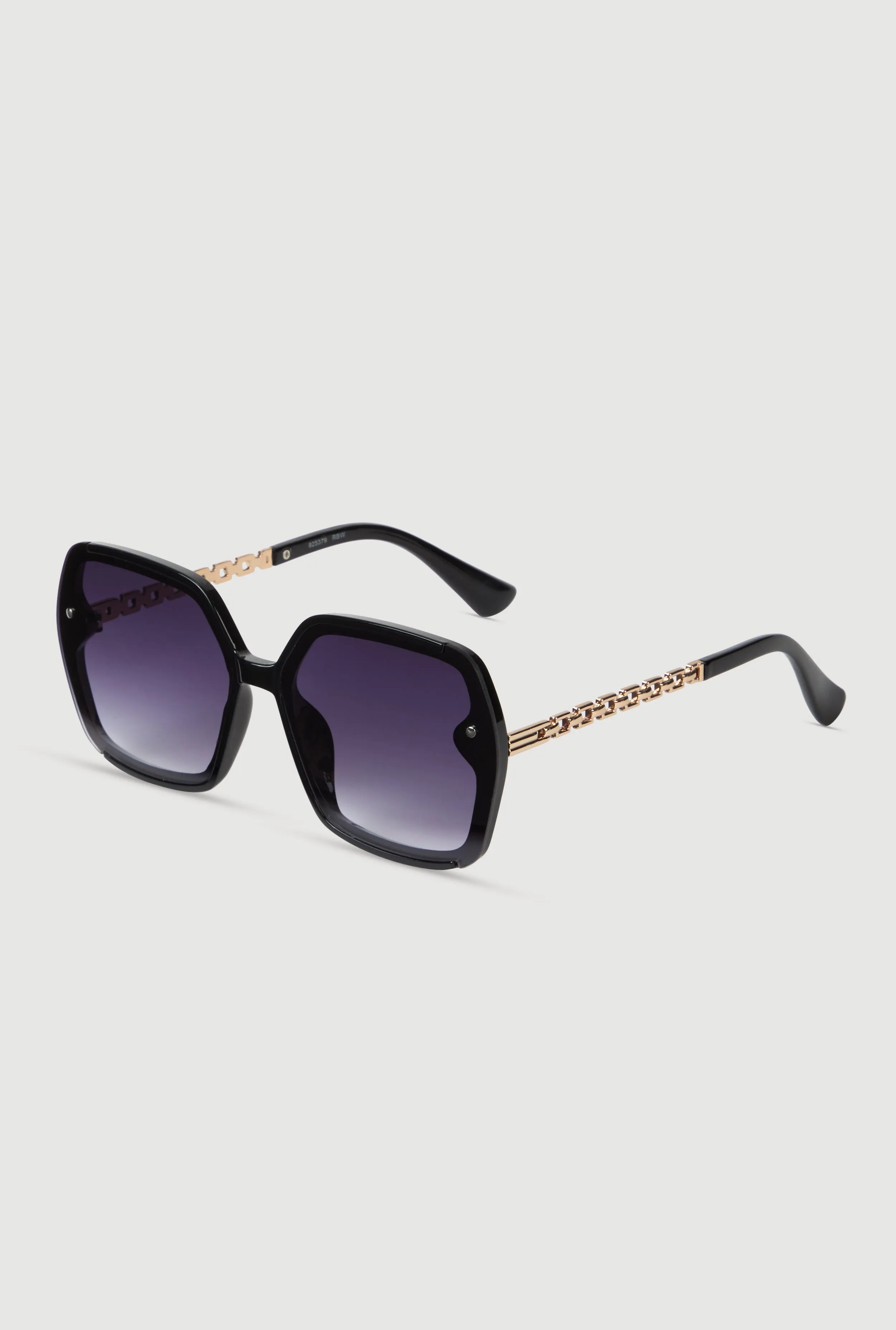 Oversized Chain Link Ombre Lens Sunglasses sold by Rainbow product image thumbnail 3