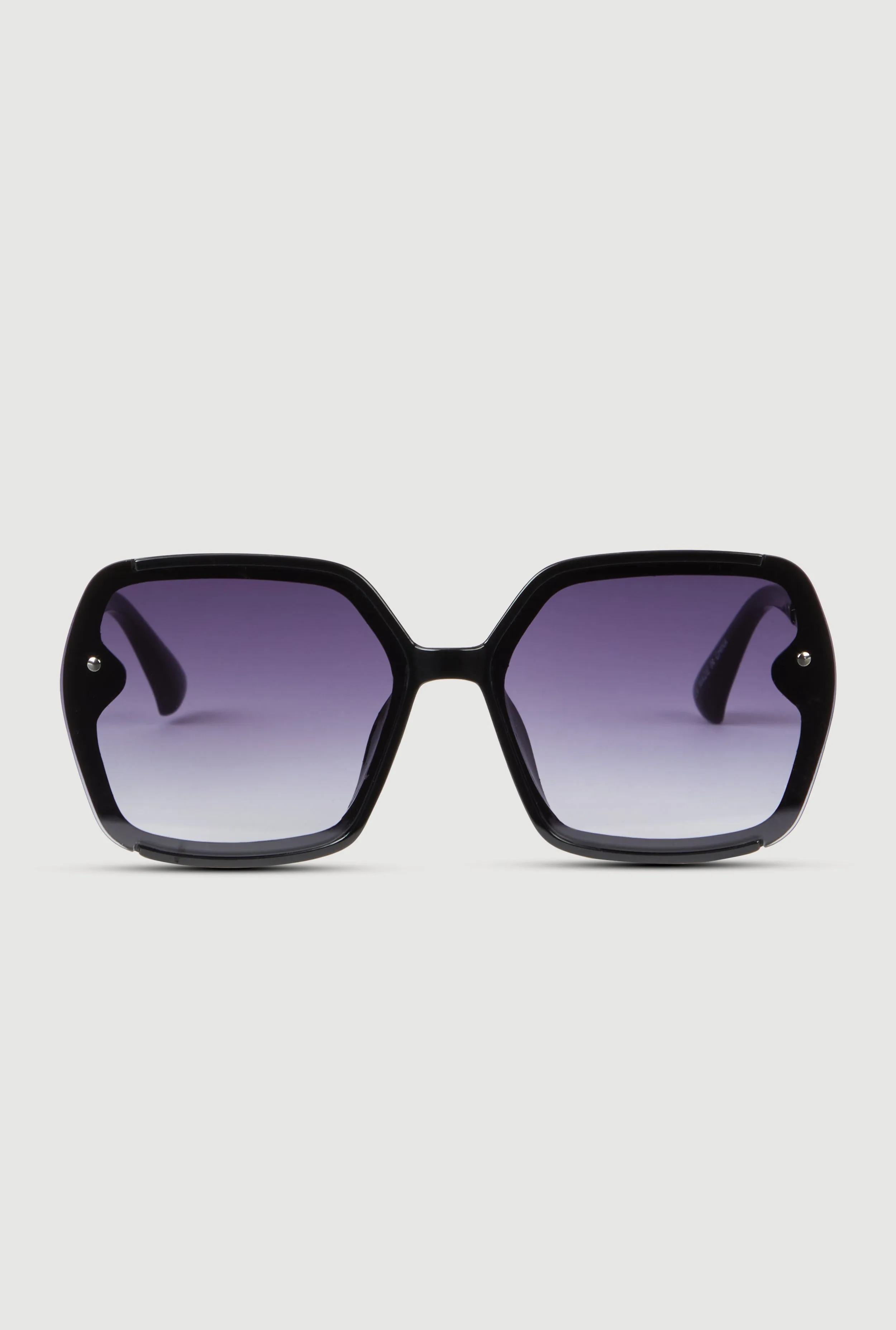 Oversized Chain Link Ombre Lens Sunglasses sold by Rainbow