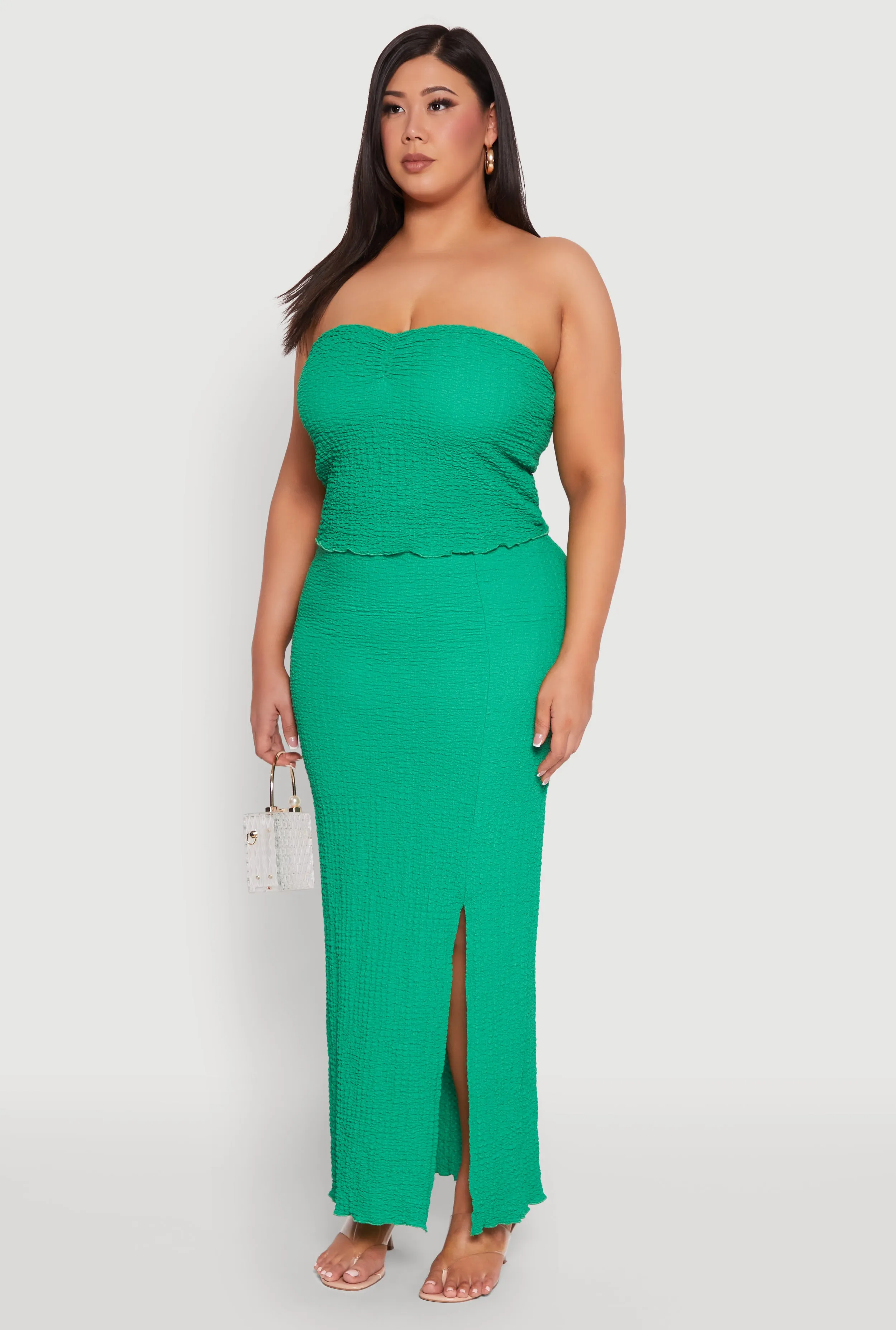 Plus Size Almost Famous Sweetheart Neckline Tube Top sold by Rainbow product image thumbnail 5