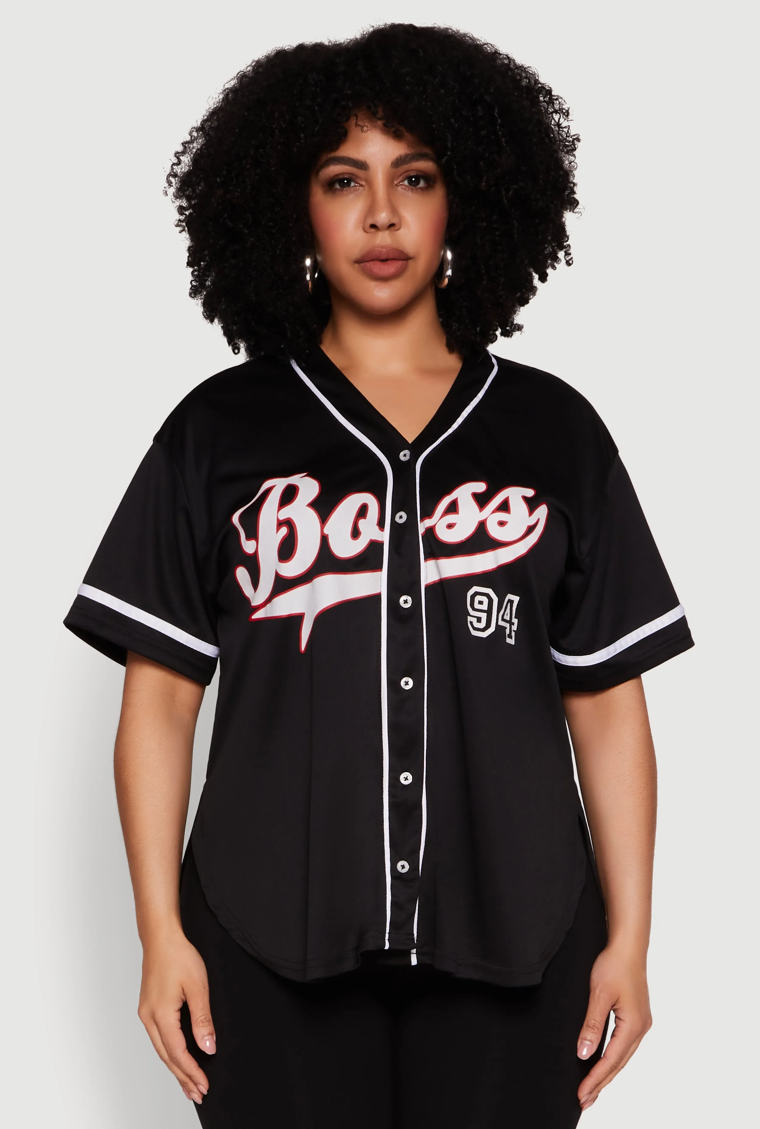 Plus Size Boss 94 Baseball Jersey sold by Rainbow product image thumbnail 2