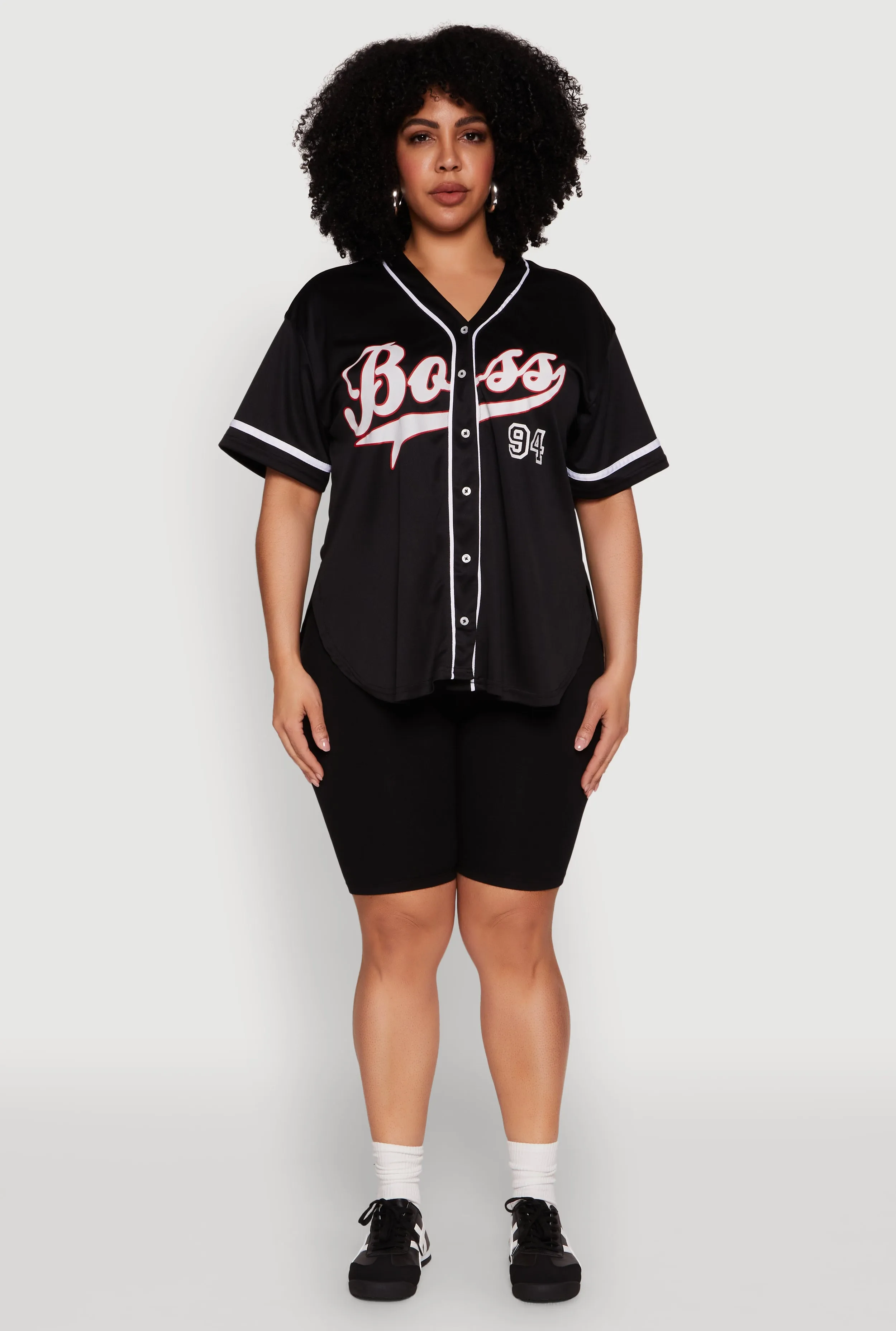 Plus Size Boss 94 Baseball Jersey sold by Rainbow product image thumbnail 3
