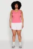 Plus Size Ribbed Knit Seamless Tank Top sold by Rainbow