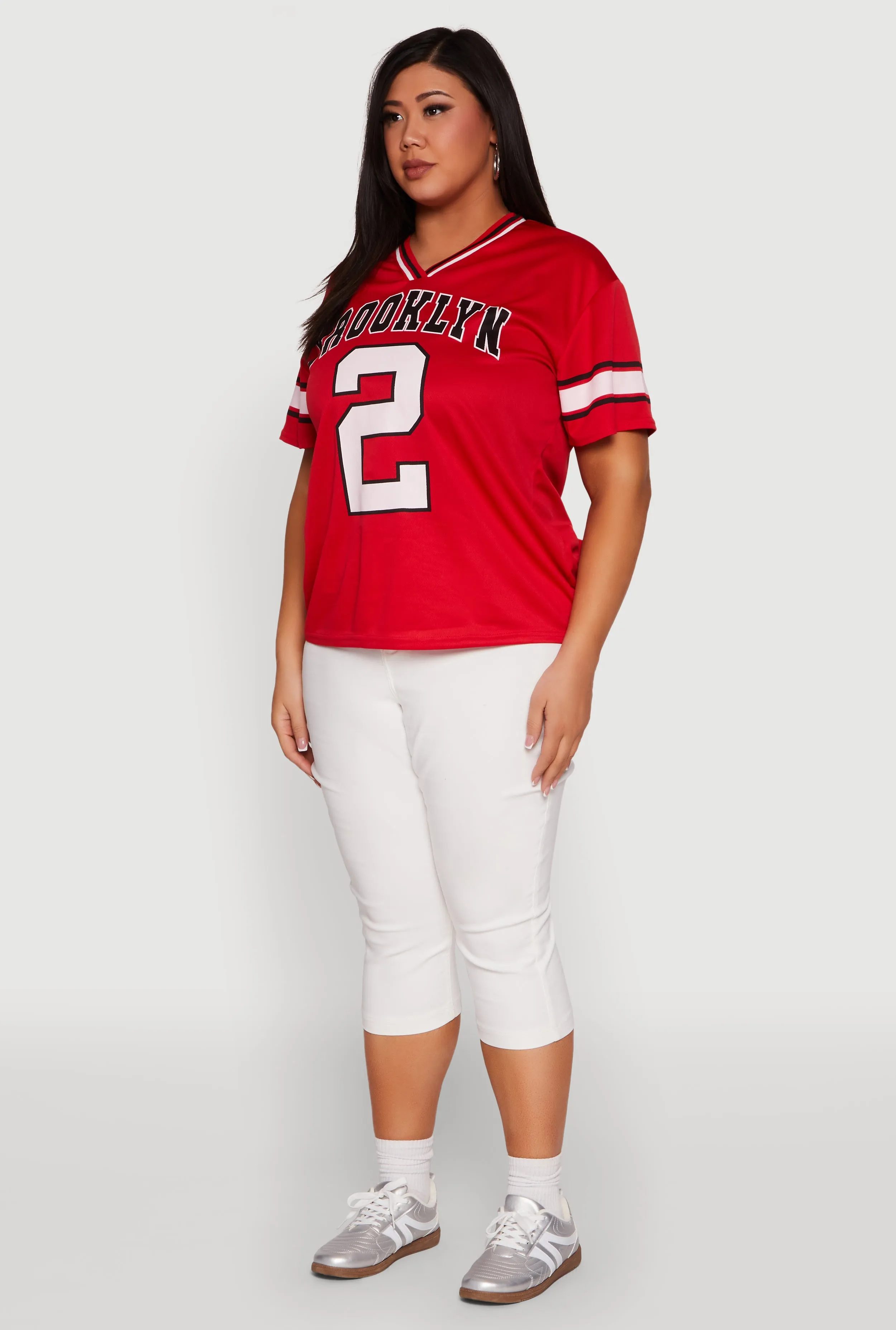 Plus Size Brooklyn 2 Football Jersey sold by Rainbow product image thumbnail 5