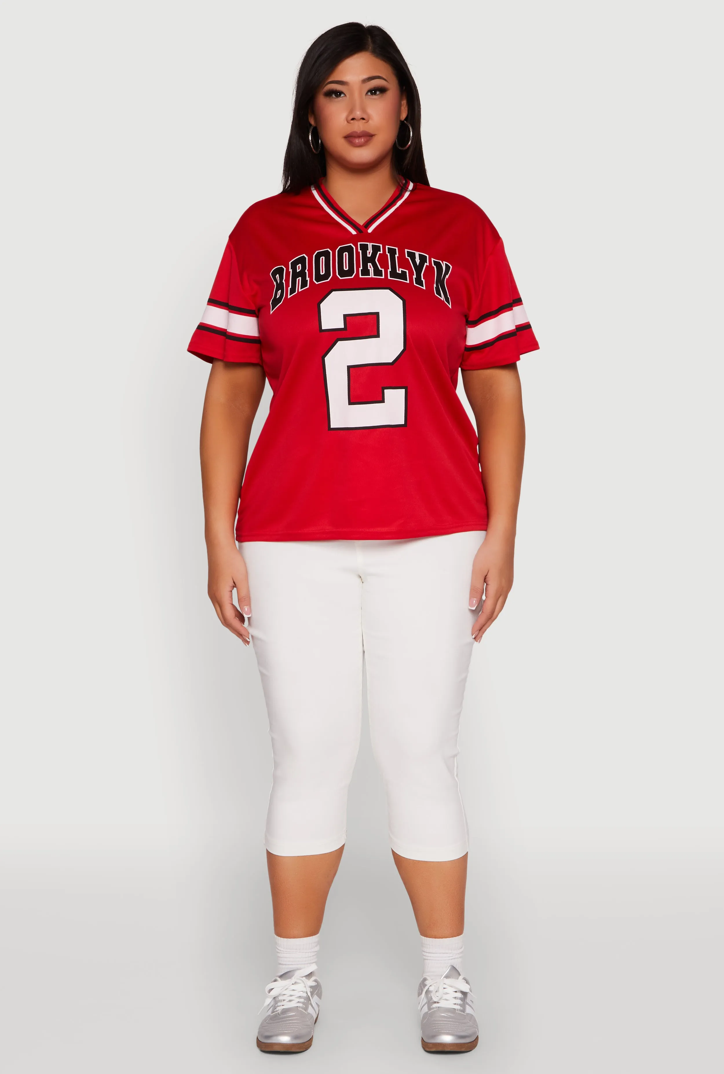 Plus Size Brooklyn 2 Football Jersey sold by Rainbow product image thumbnail 3