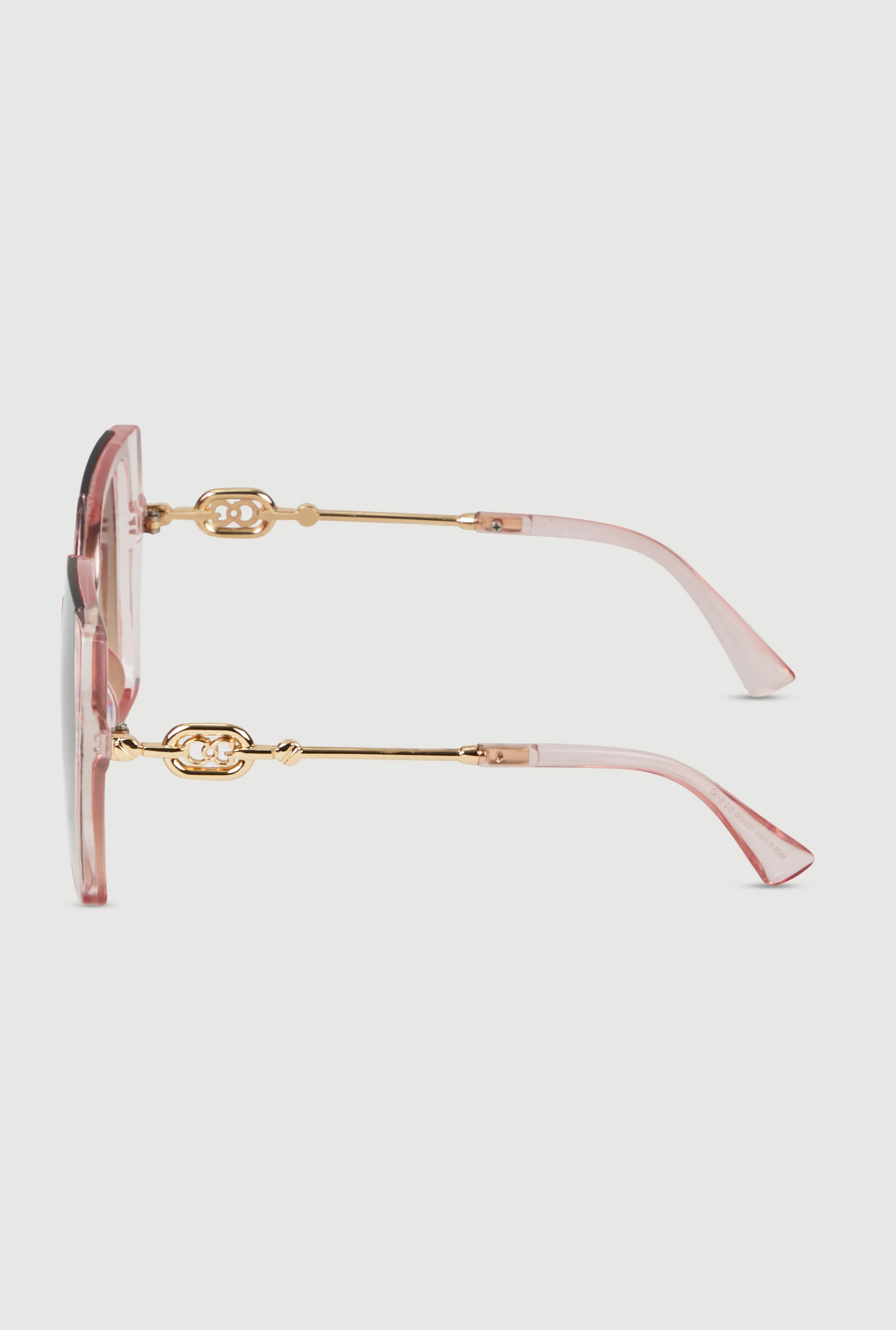 Oversized Color Blocked Ombre Lens Sunglasses sold by Rainbow product image thumbnail 5