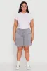 Plus Size Fleece Lined Sweatshorts sold by Rainbow