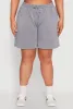 Plus Size Fleece Lined Sweatshorts sold by Rainbow