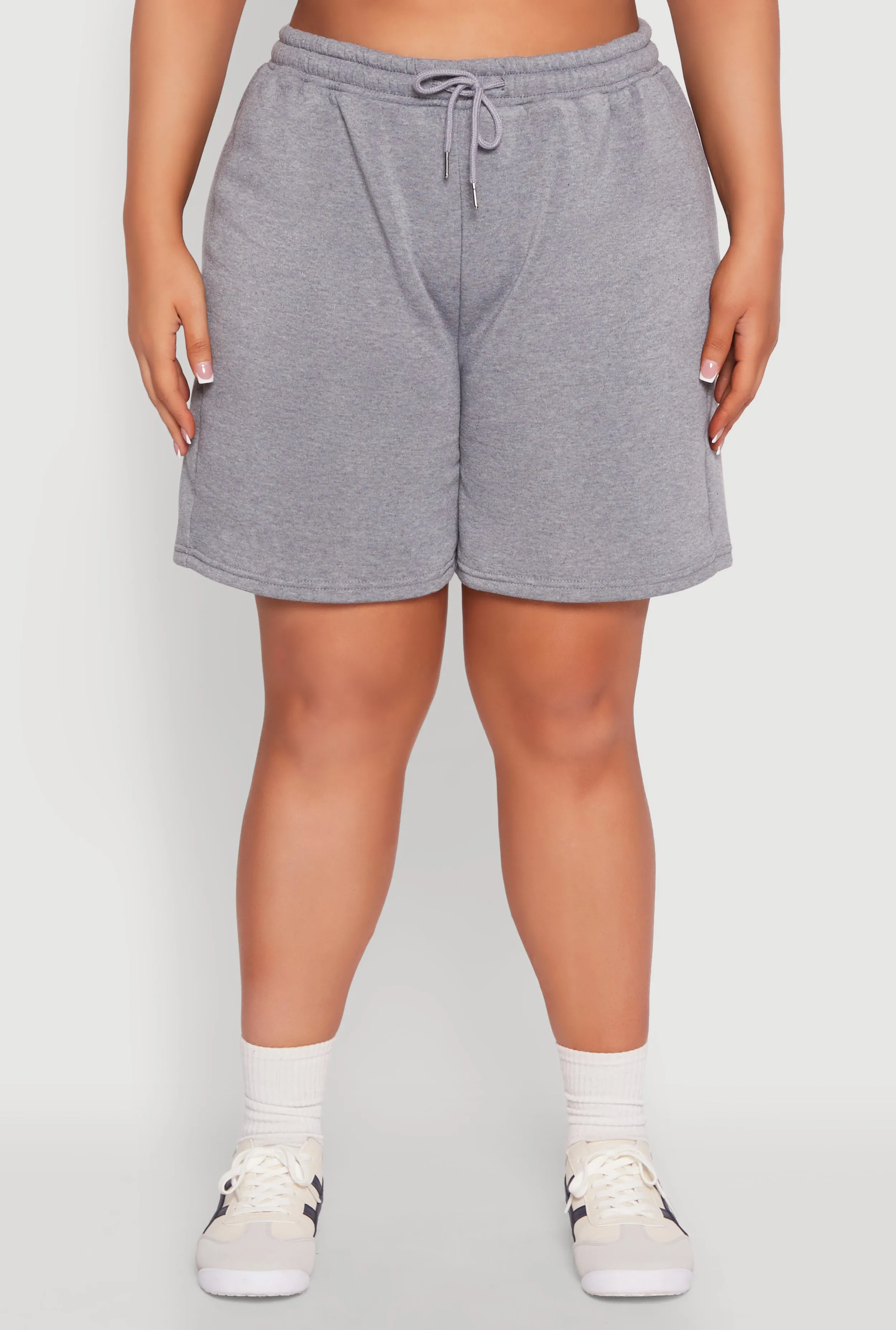 Plus Size Fleece Lined Sweatshorts sold by Rainbow product image thumbnail 5