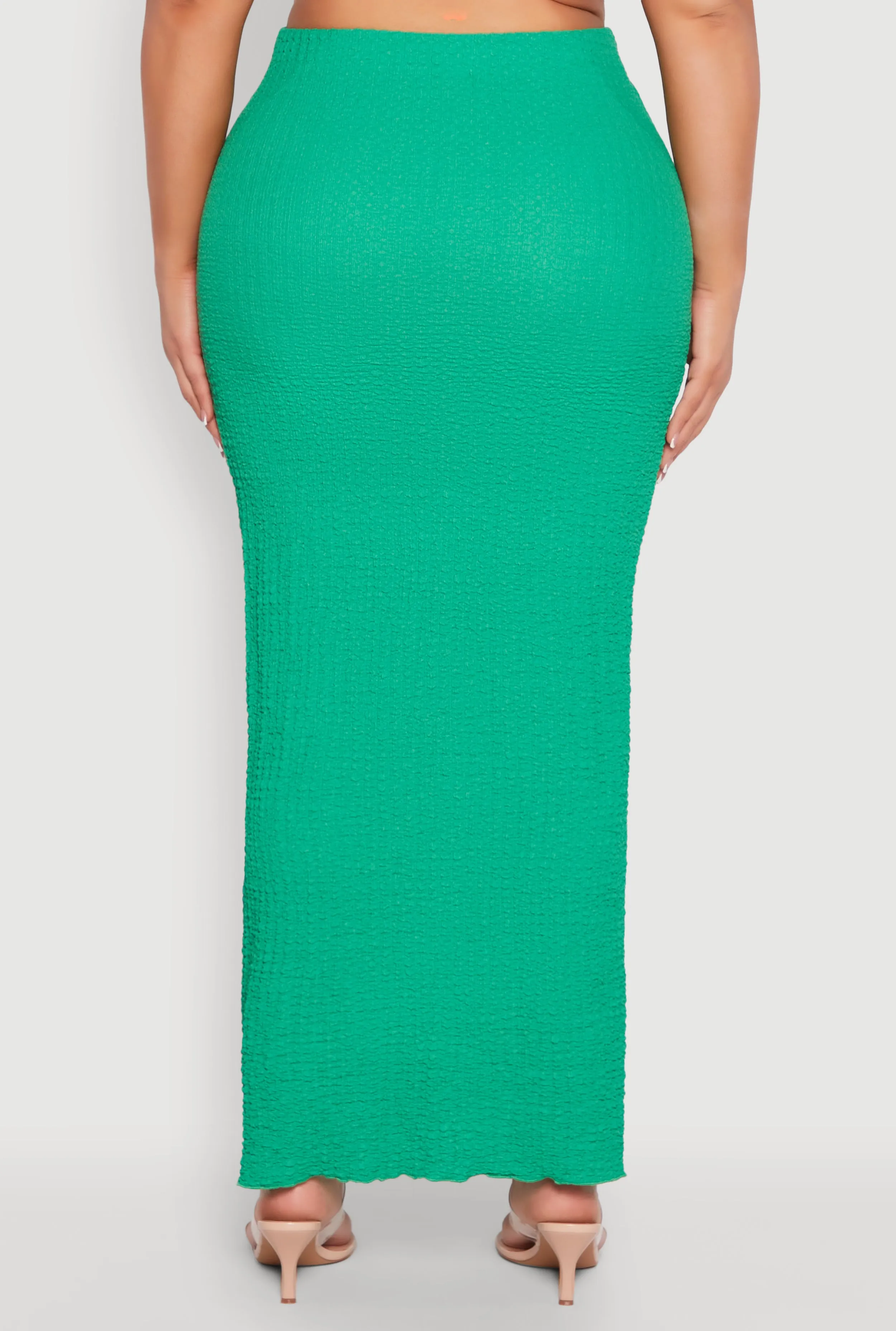 Plus Size Almost Famous Side Slit Maxi Skirt sold by Rainbow product image thumbnail 5