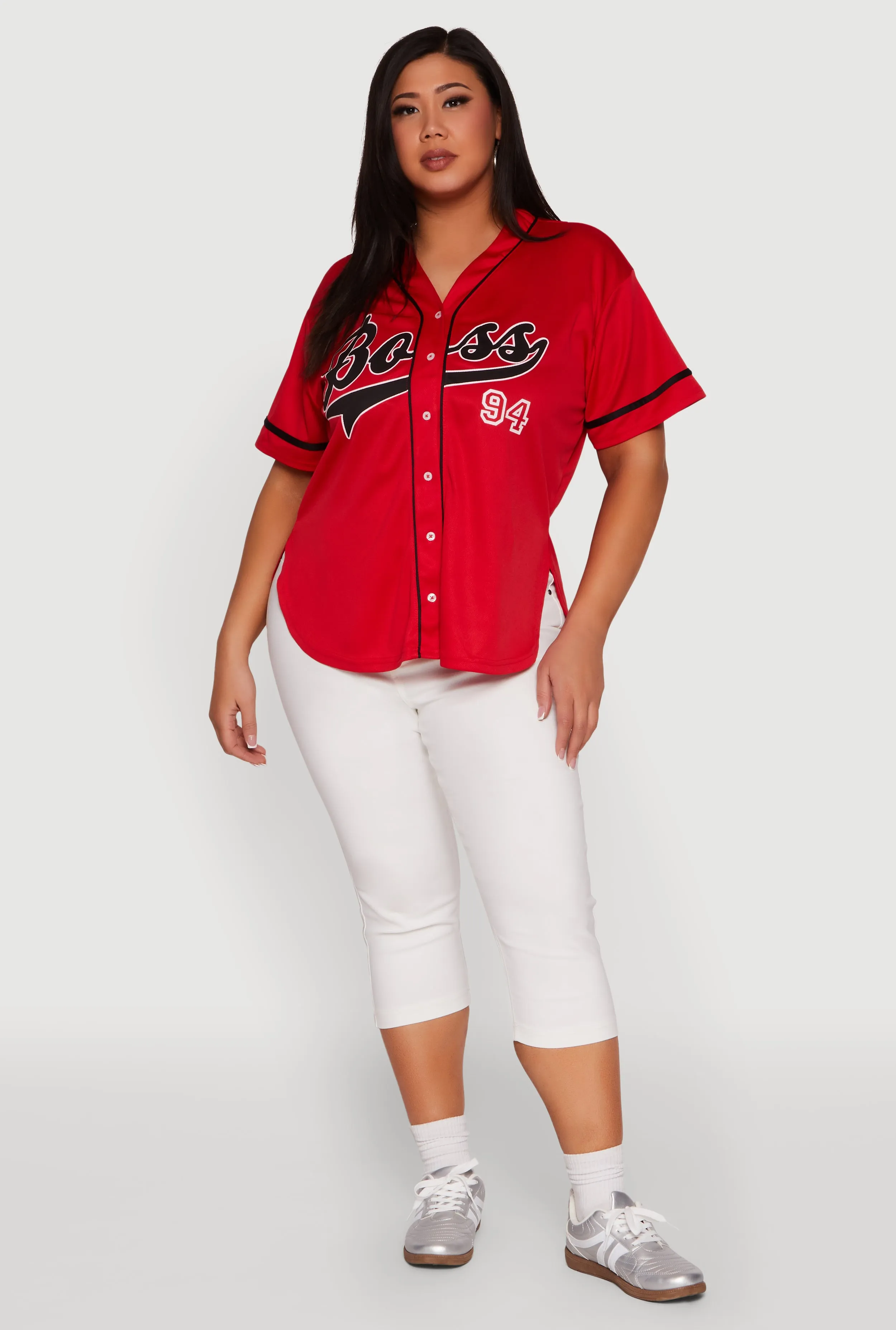 Plus Size Boss 94 Baseball Jersey sold by Rainbow