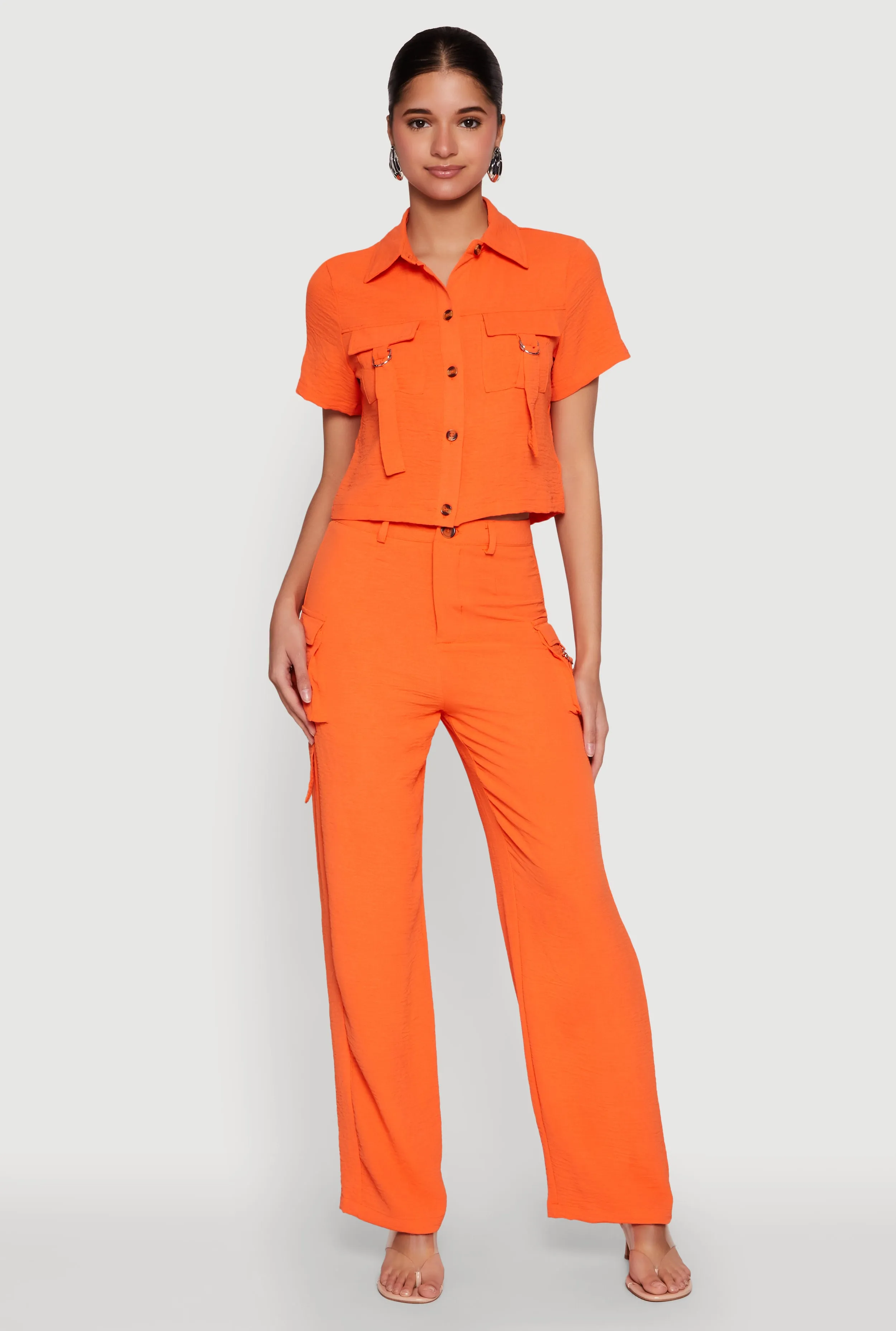 Airy D Ring Closure Crop Top sold by Rainbow product image thumbnail 2